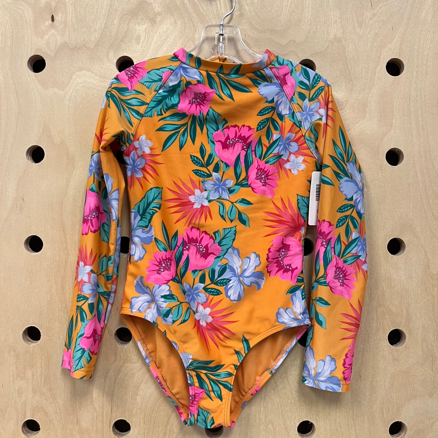 Golden Floral Swimsuit