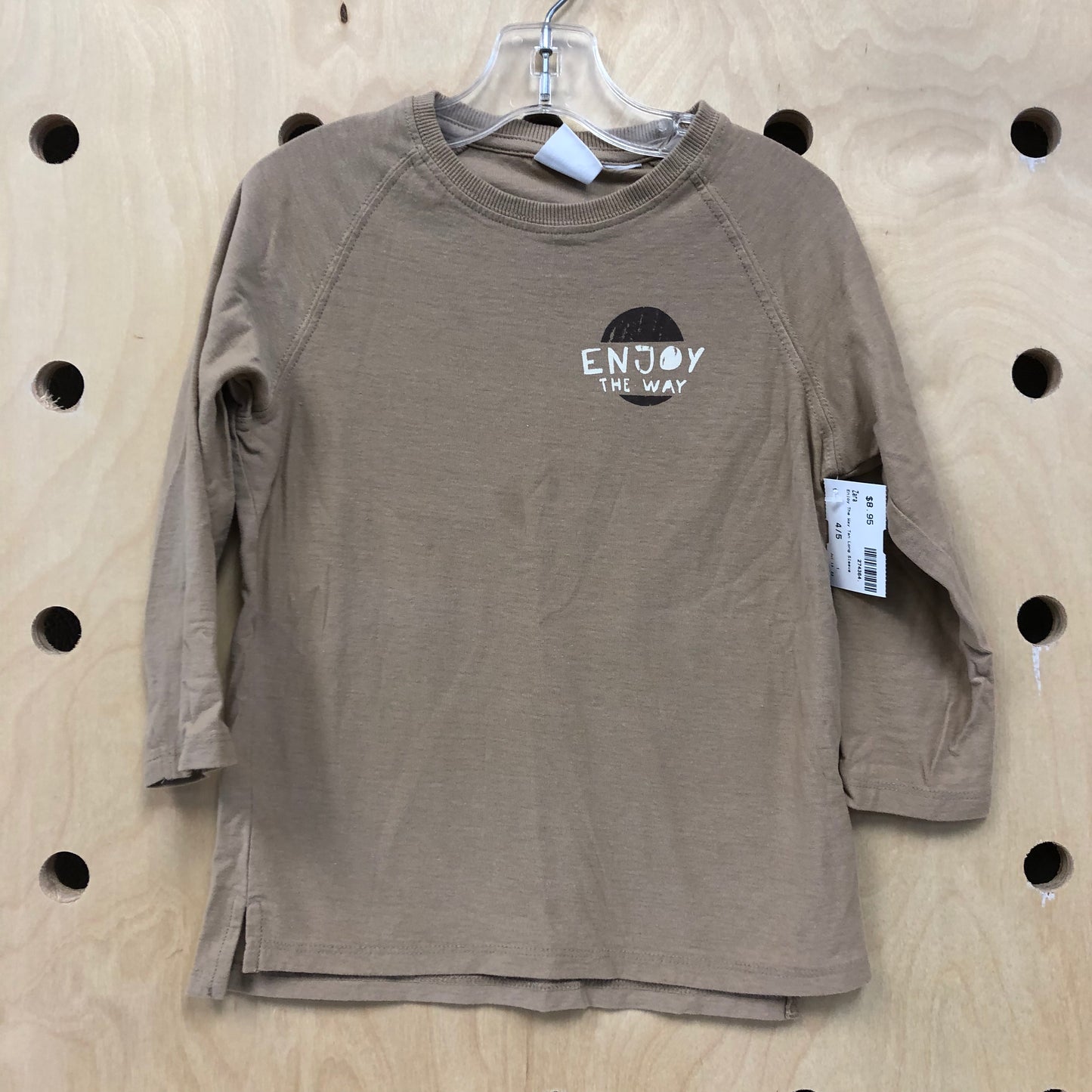 Enjoy The Way Tan Long Sleeve