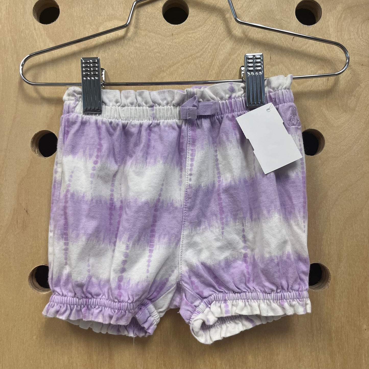 White & Lavender Shorts