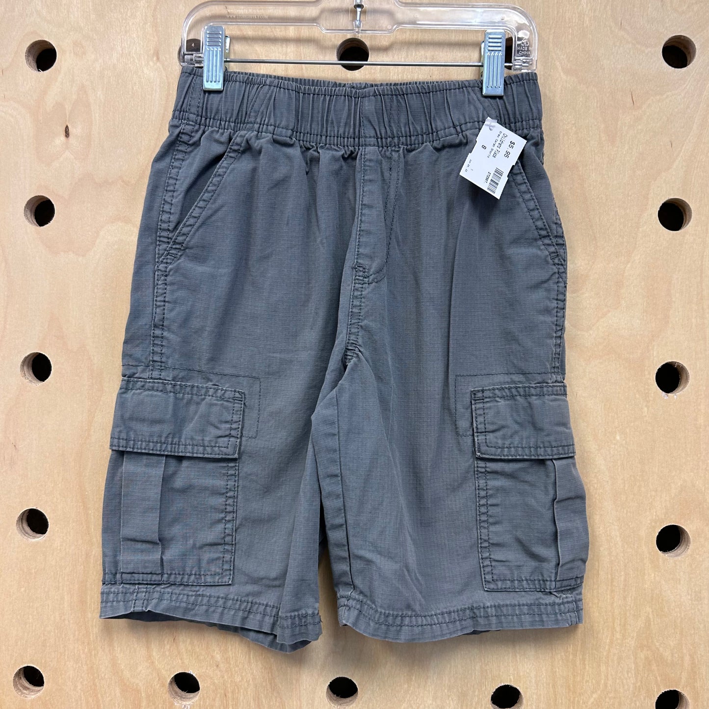 Grey Cargo Shorts