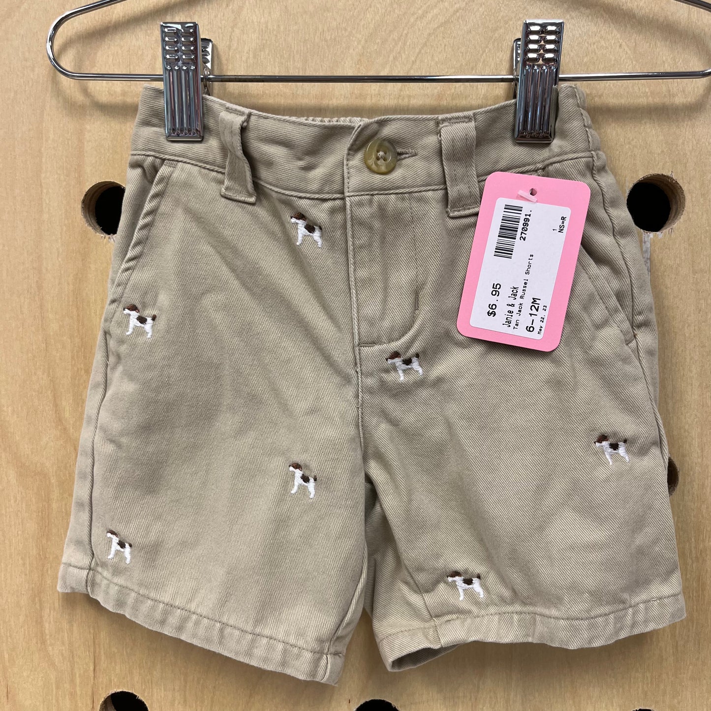 Tan Jack Russell Shorts