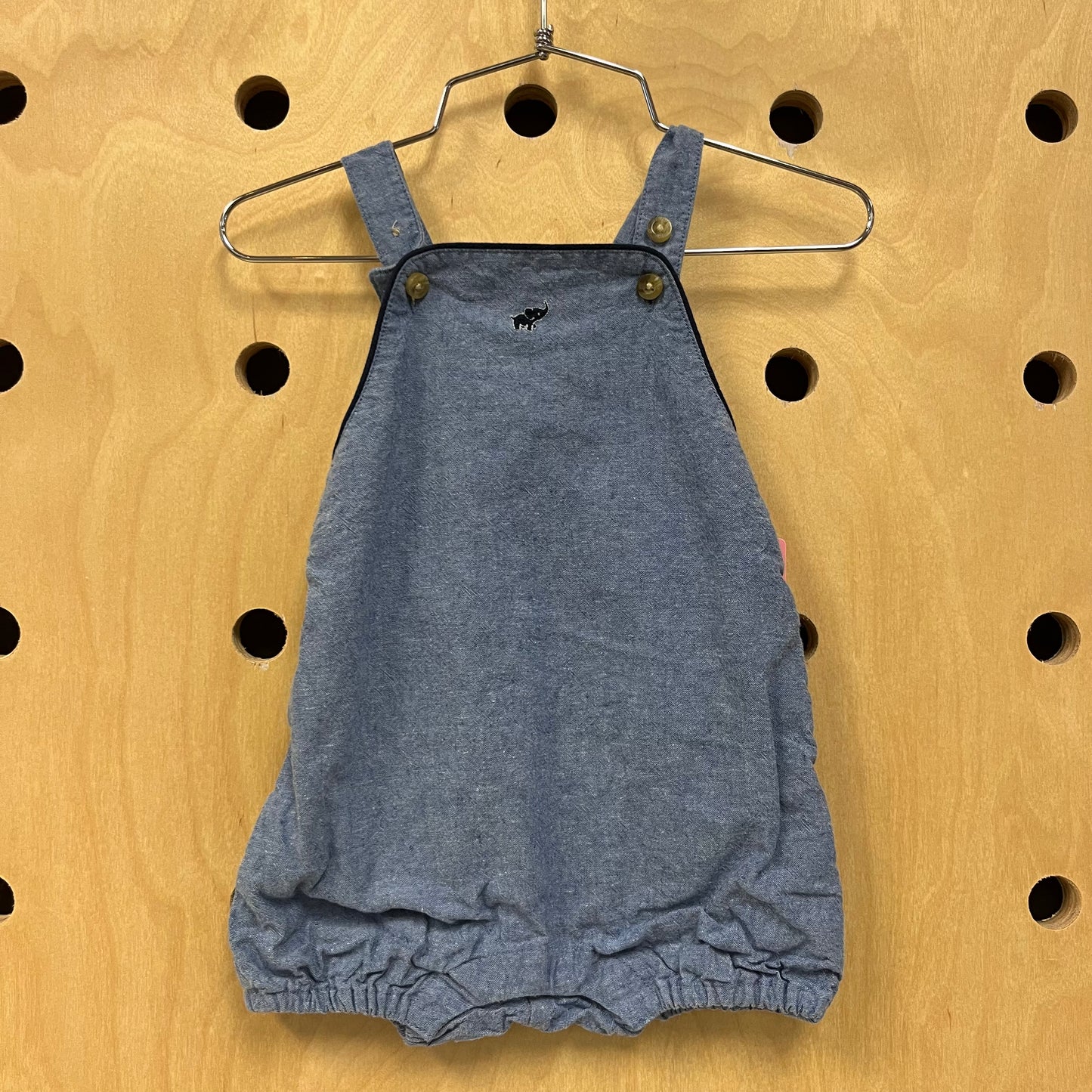 Blue Denim Bubble Romper