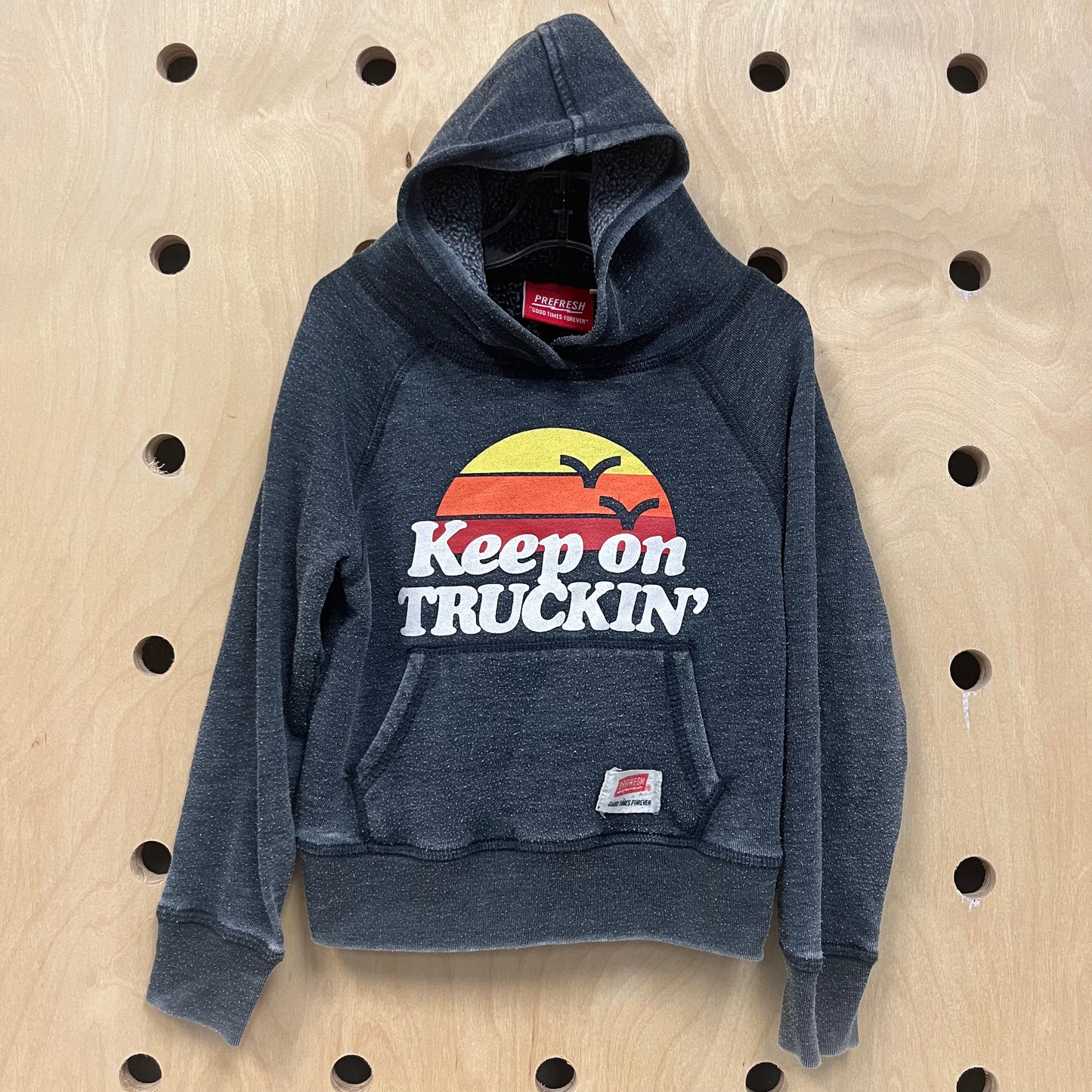 Keep On Truckin' Grey Hoodie