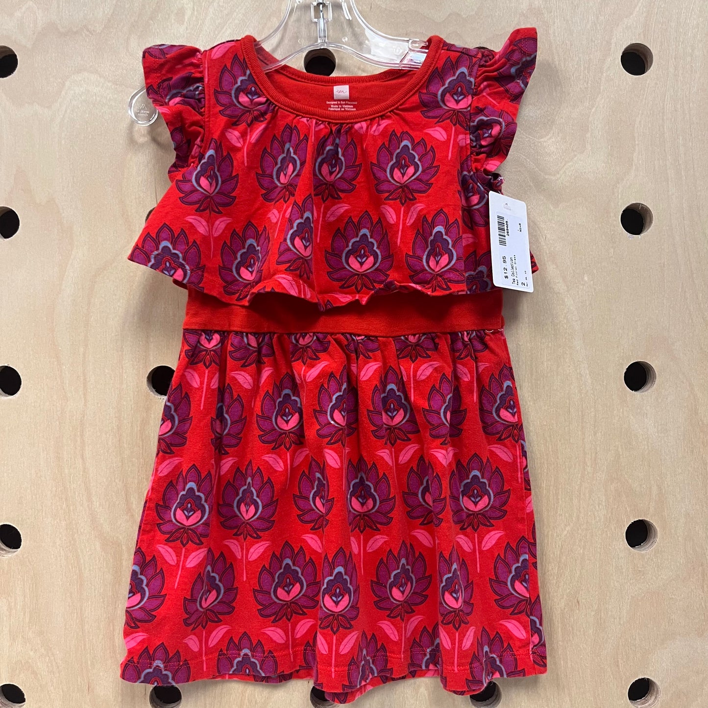Red Floral Dress