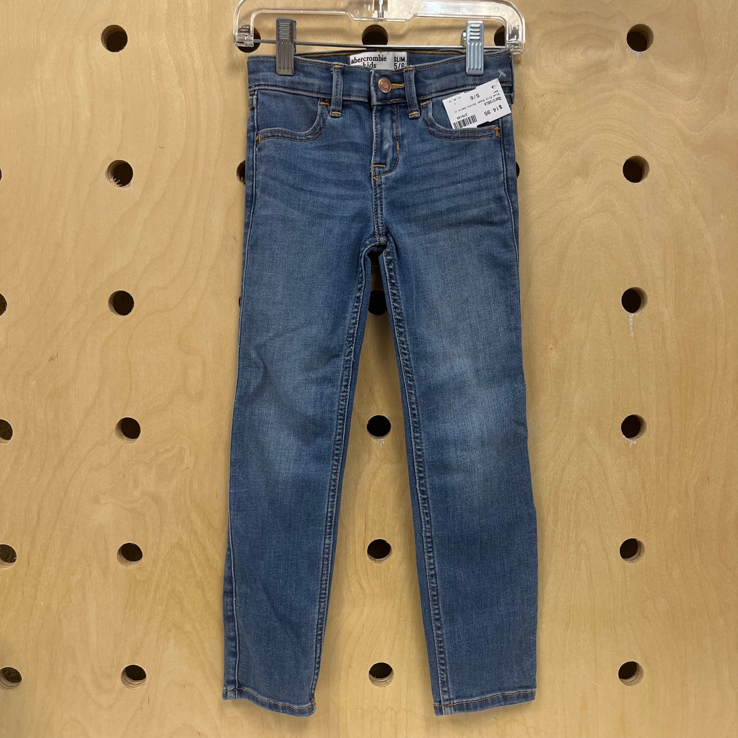 Blue Slim Super Skinny Denim Jean