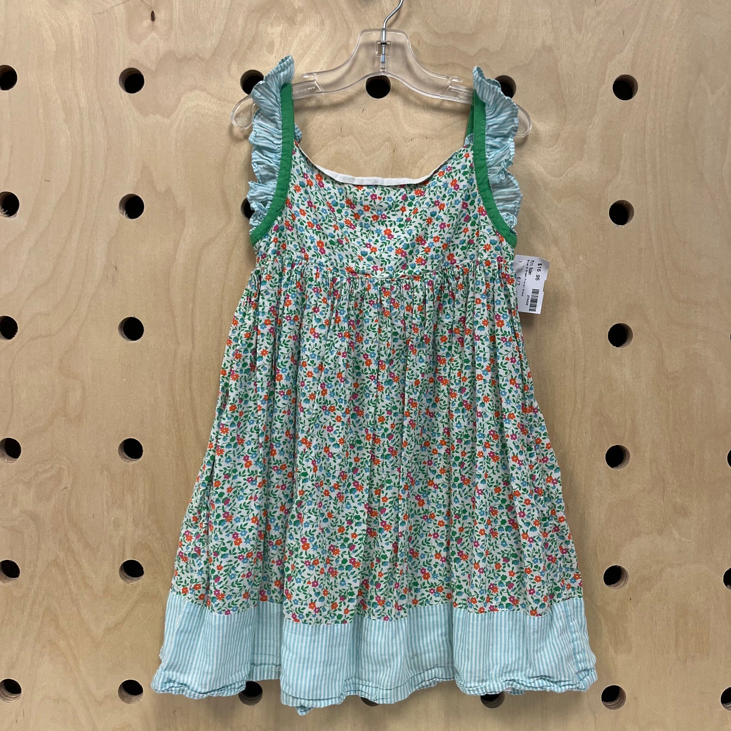 Blue & Green Floral Dress