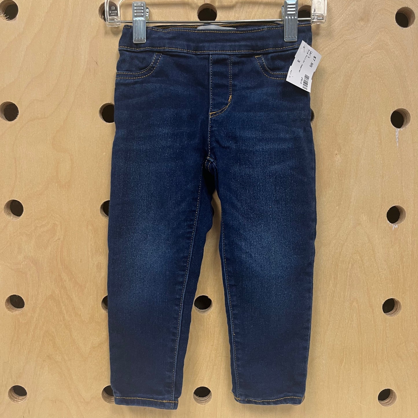 Blue Pull-On Jeggings