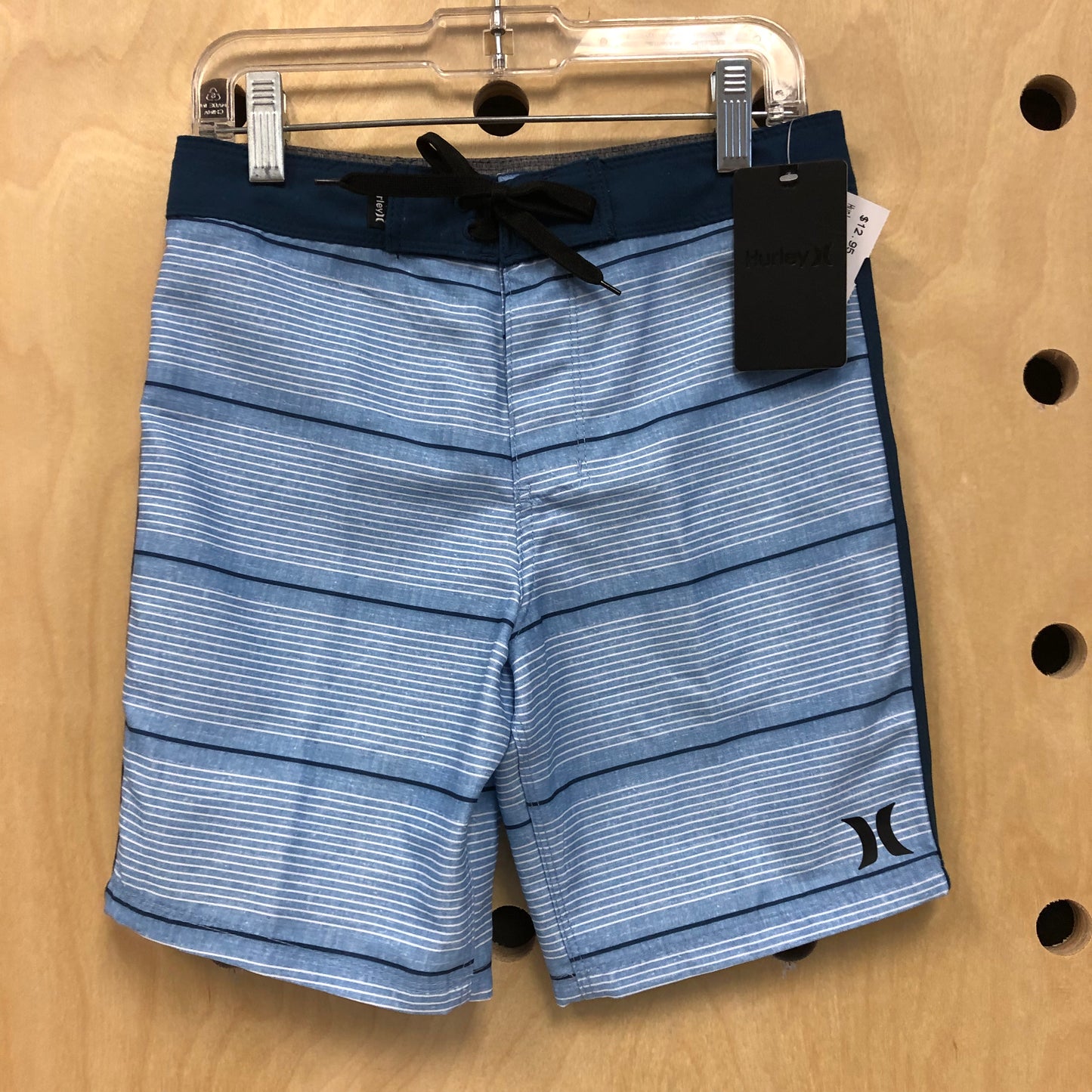 Blue Striped Board Shorts NEW!