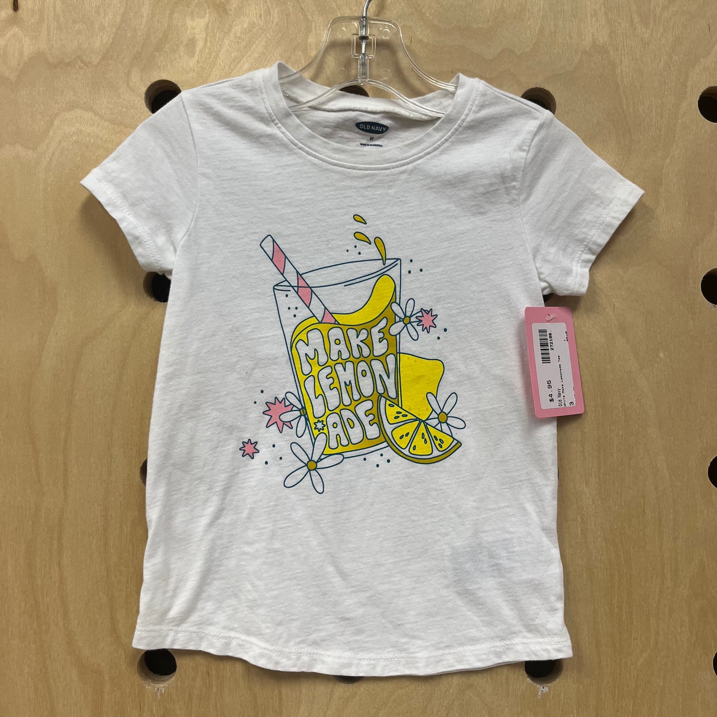 White Make Lemonade Tee
