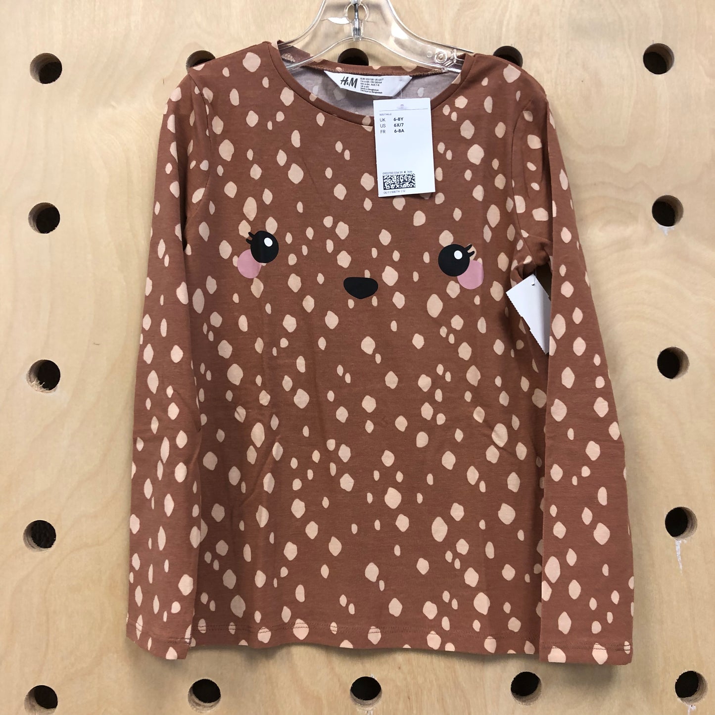 Brown Deer Face Long Sleeve NEW!