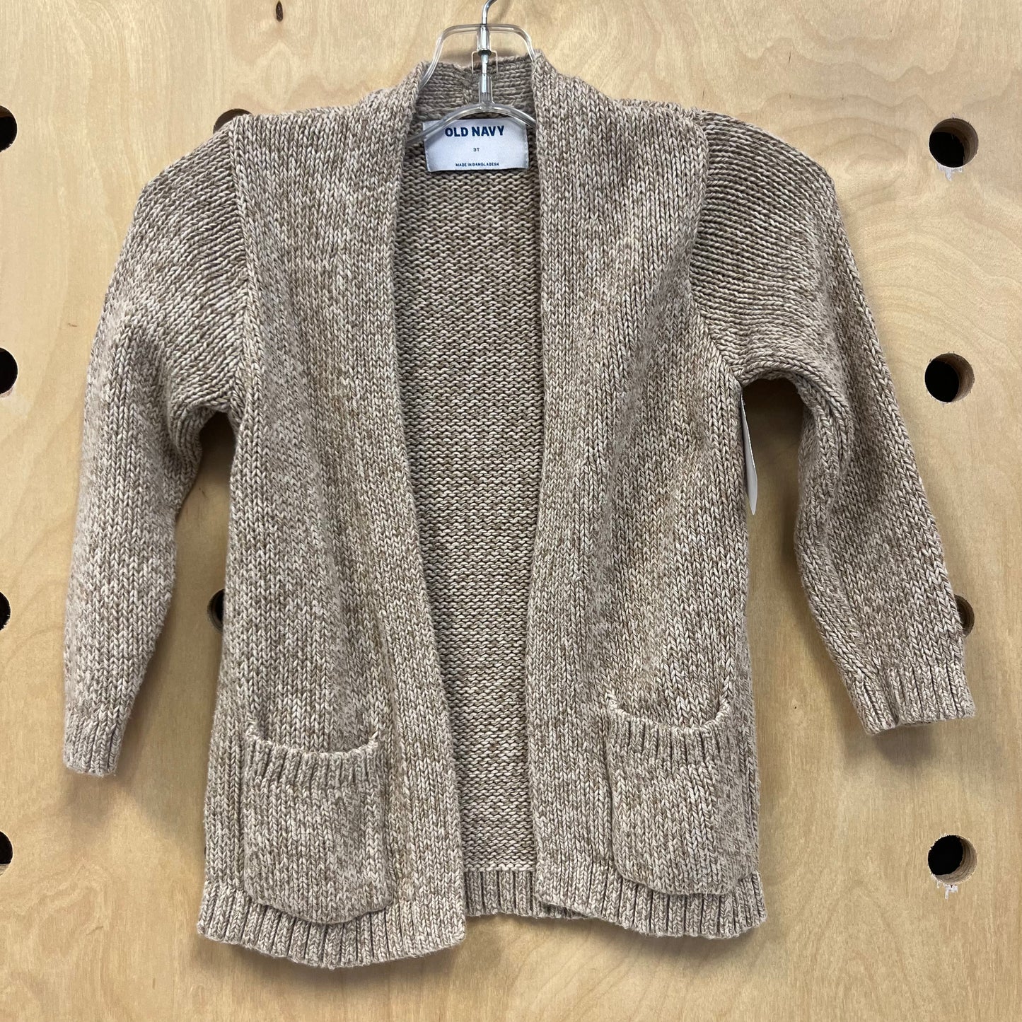 Tan Knit Cardigan