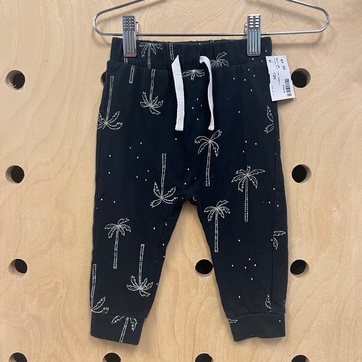 Black Palm Tree Joggers