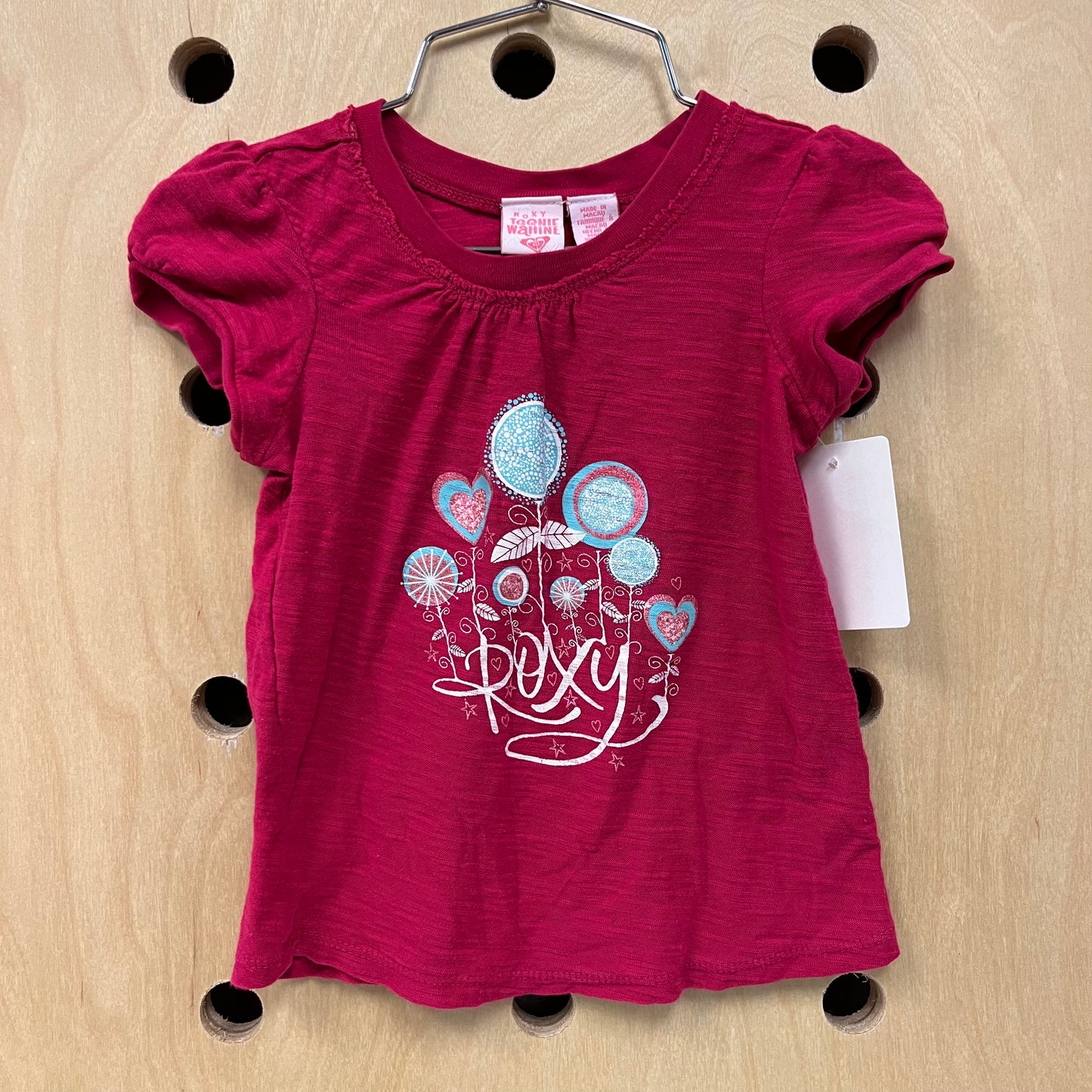 Pink Floral Logo Tee