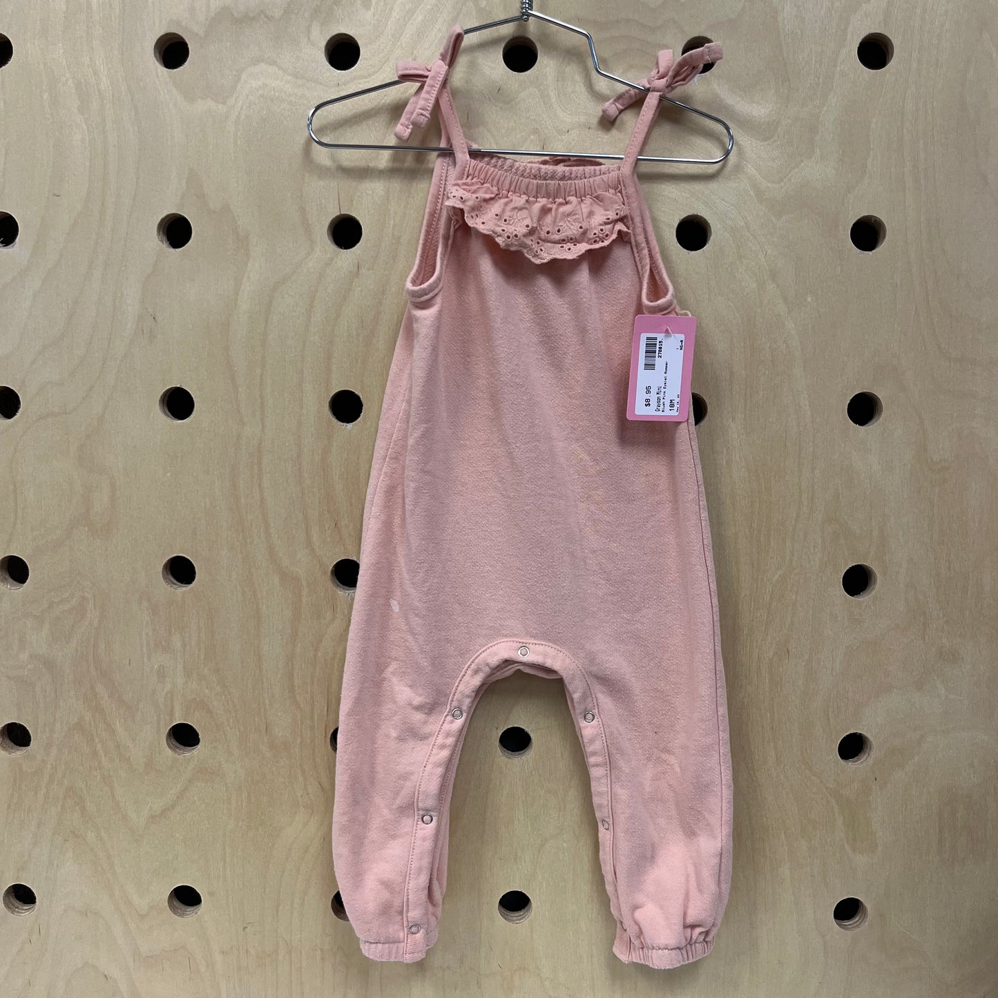Blush Pink Eyelet Romper