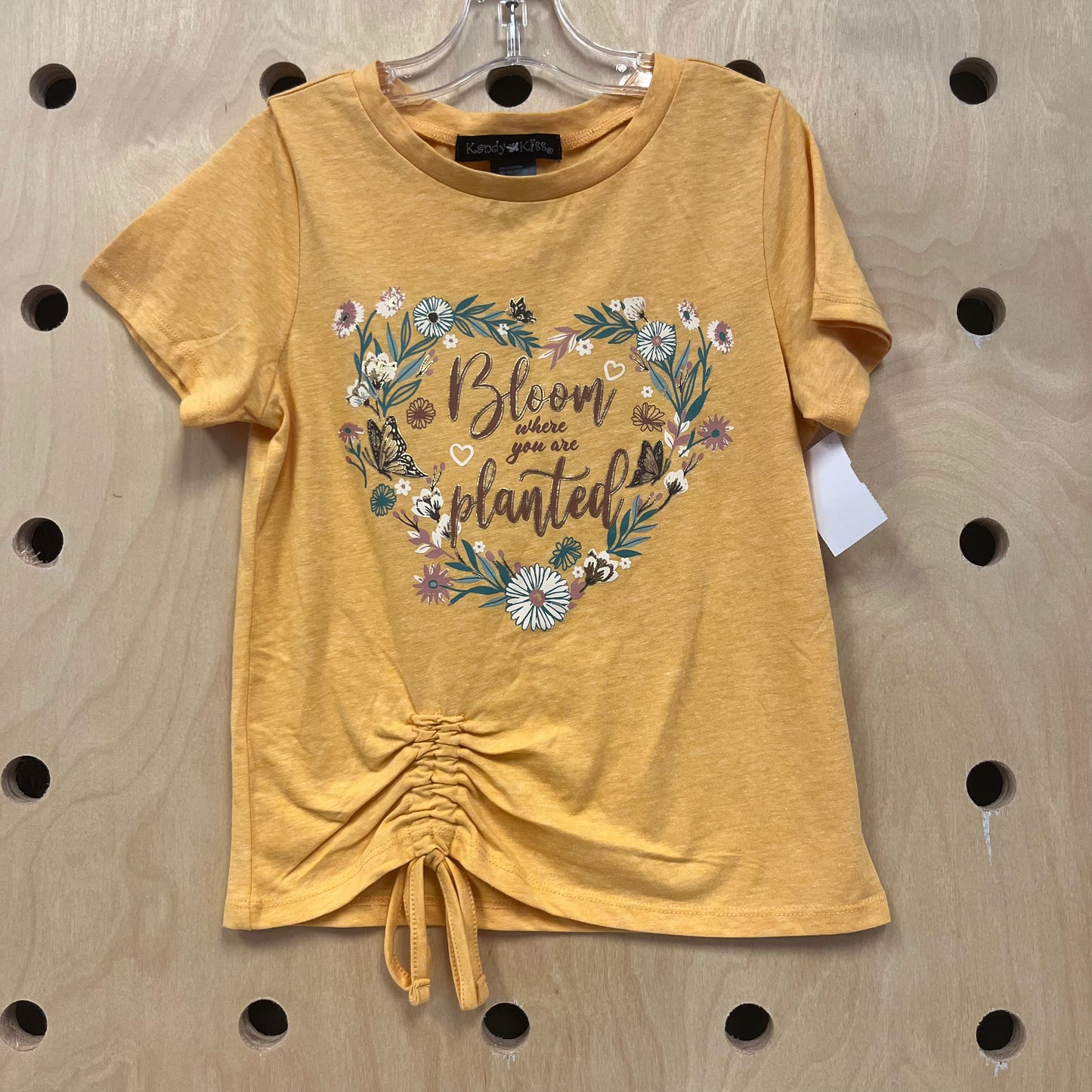 Orange Heathered Bloom Tee
