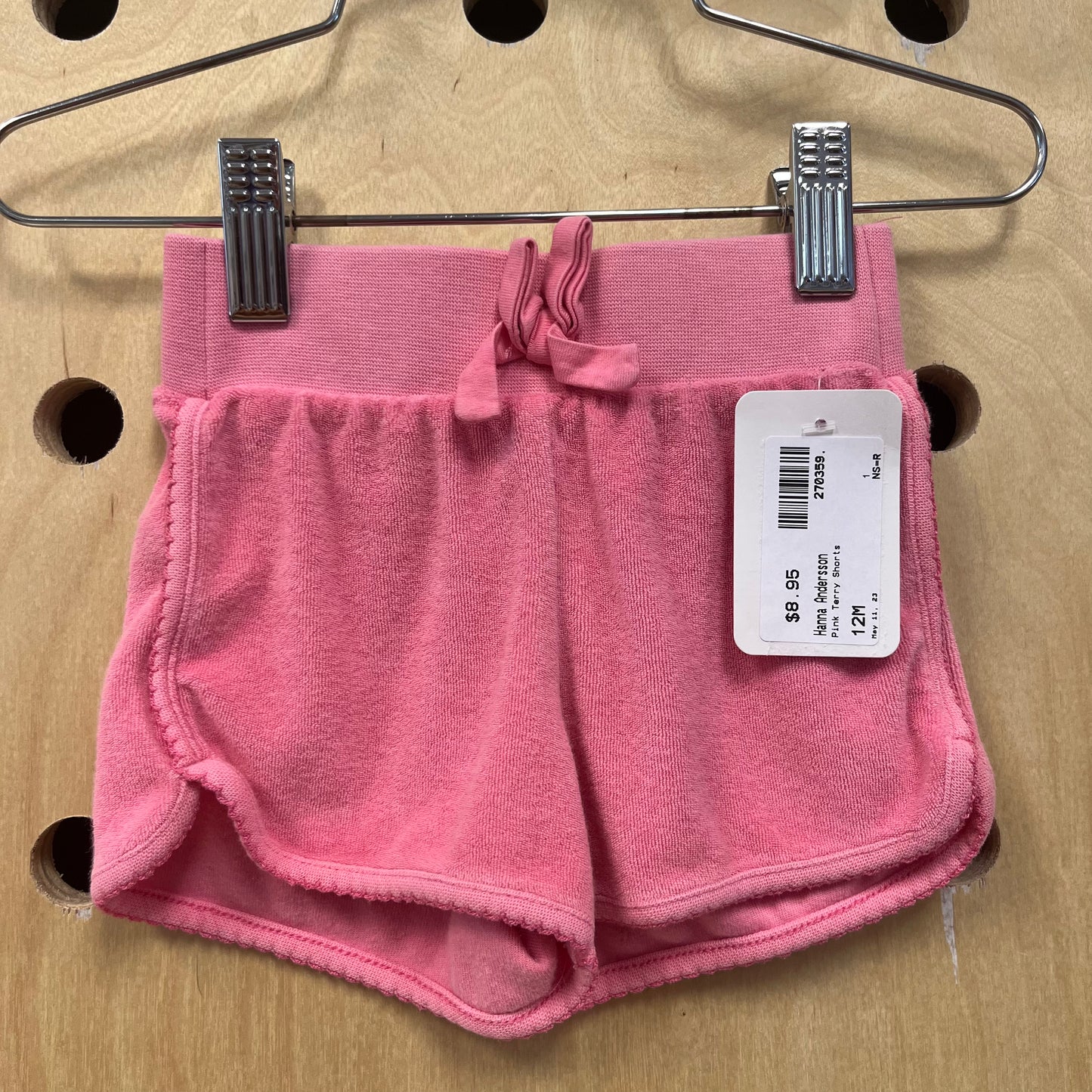 Pink Terry Shorts