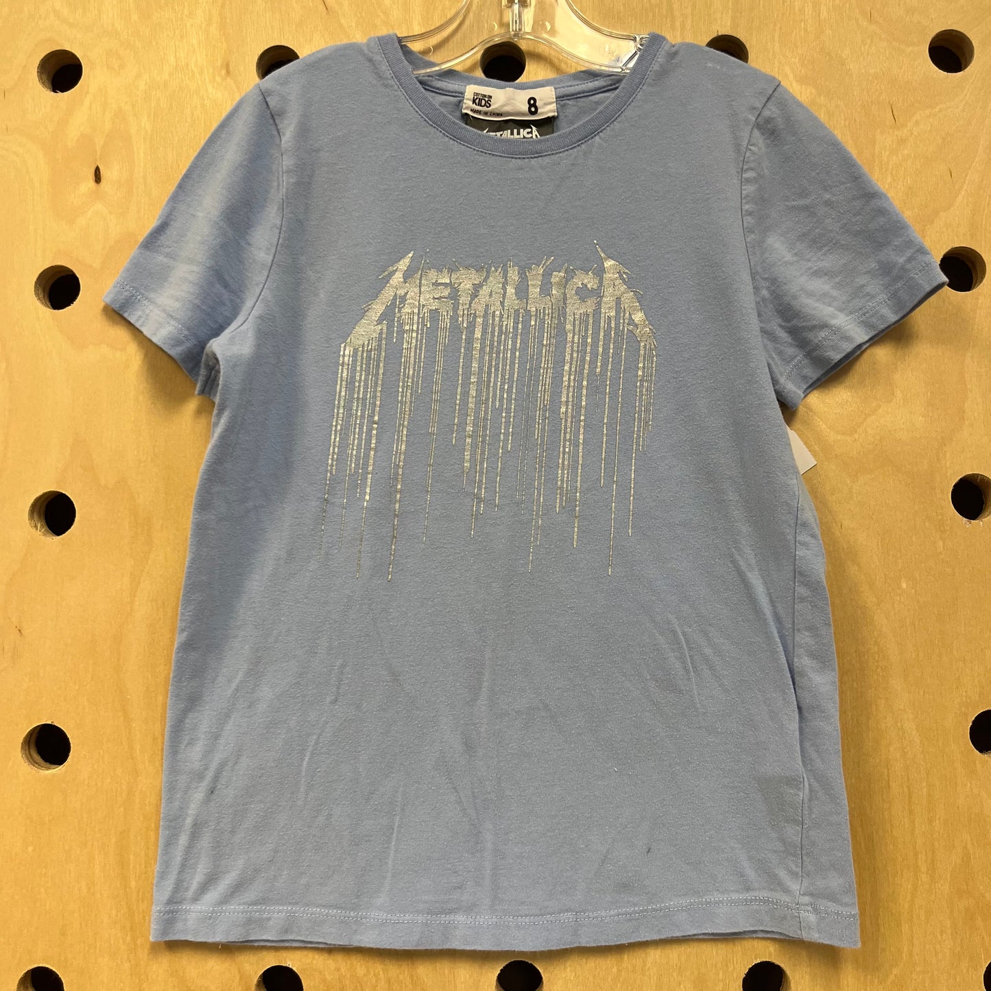Blue Metallica Tee