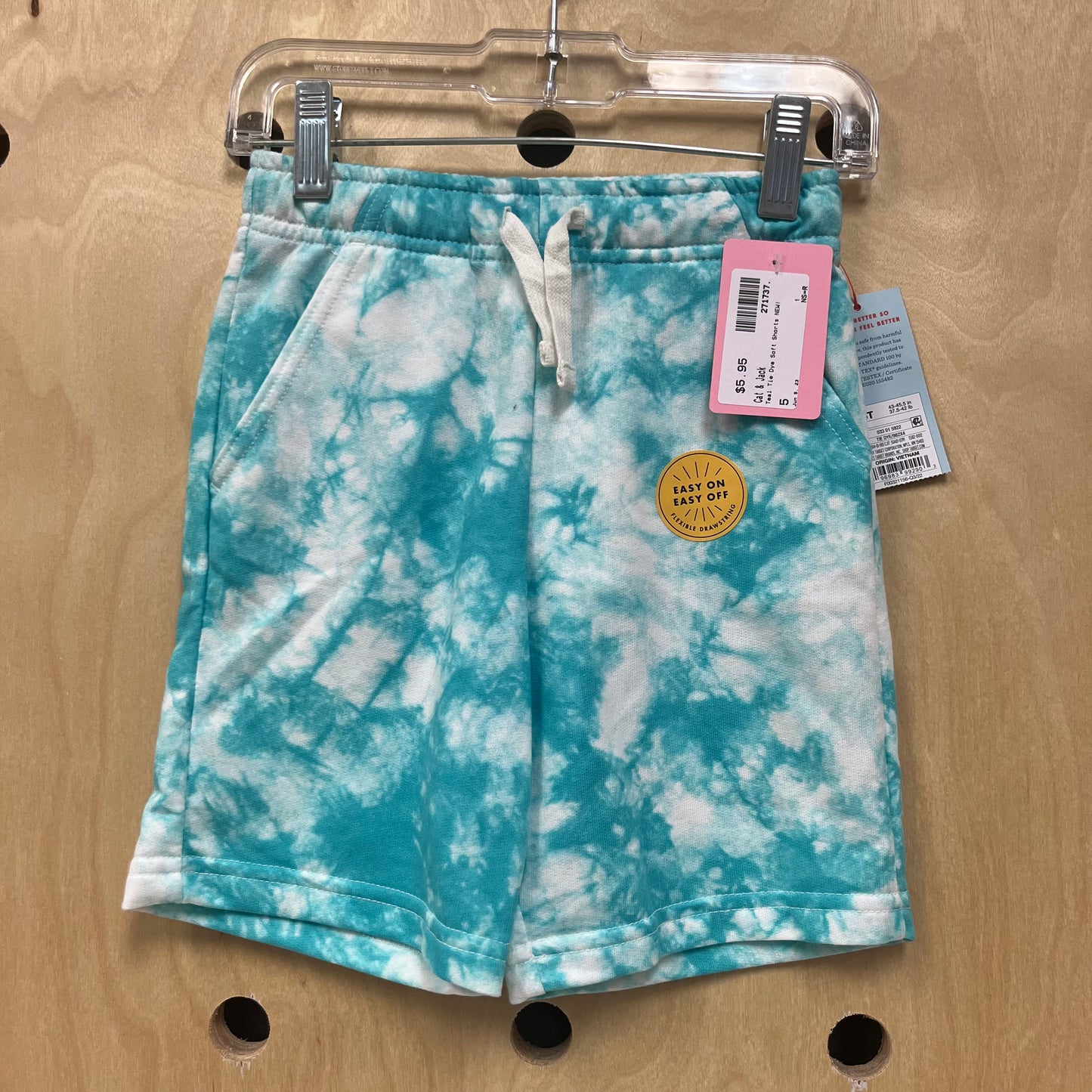 Teal Tie Dye Soft Shorts NEW!