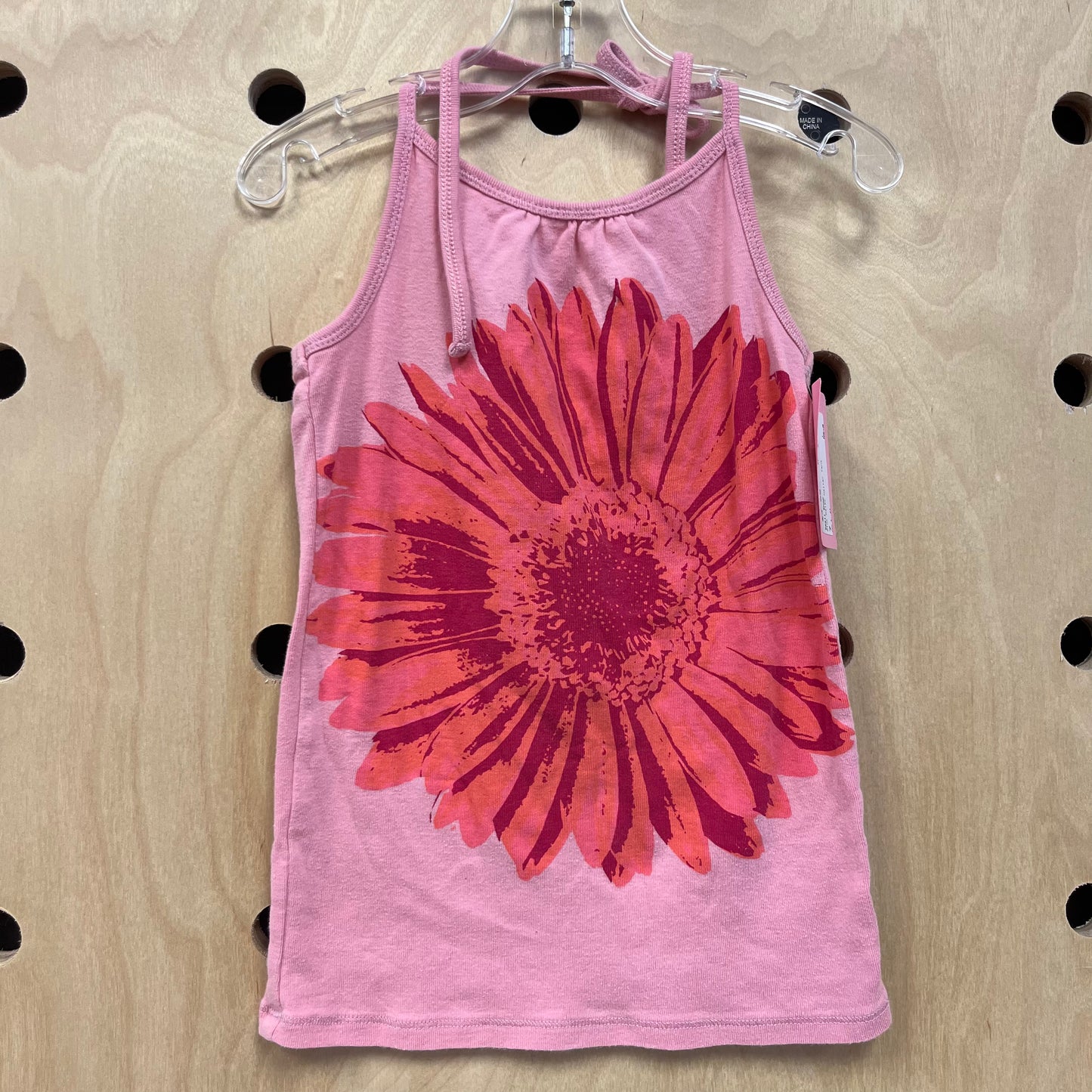 Pink Daisy Halter Tank