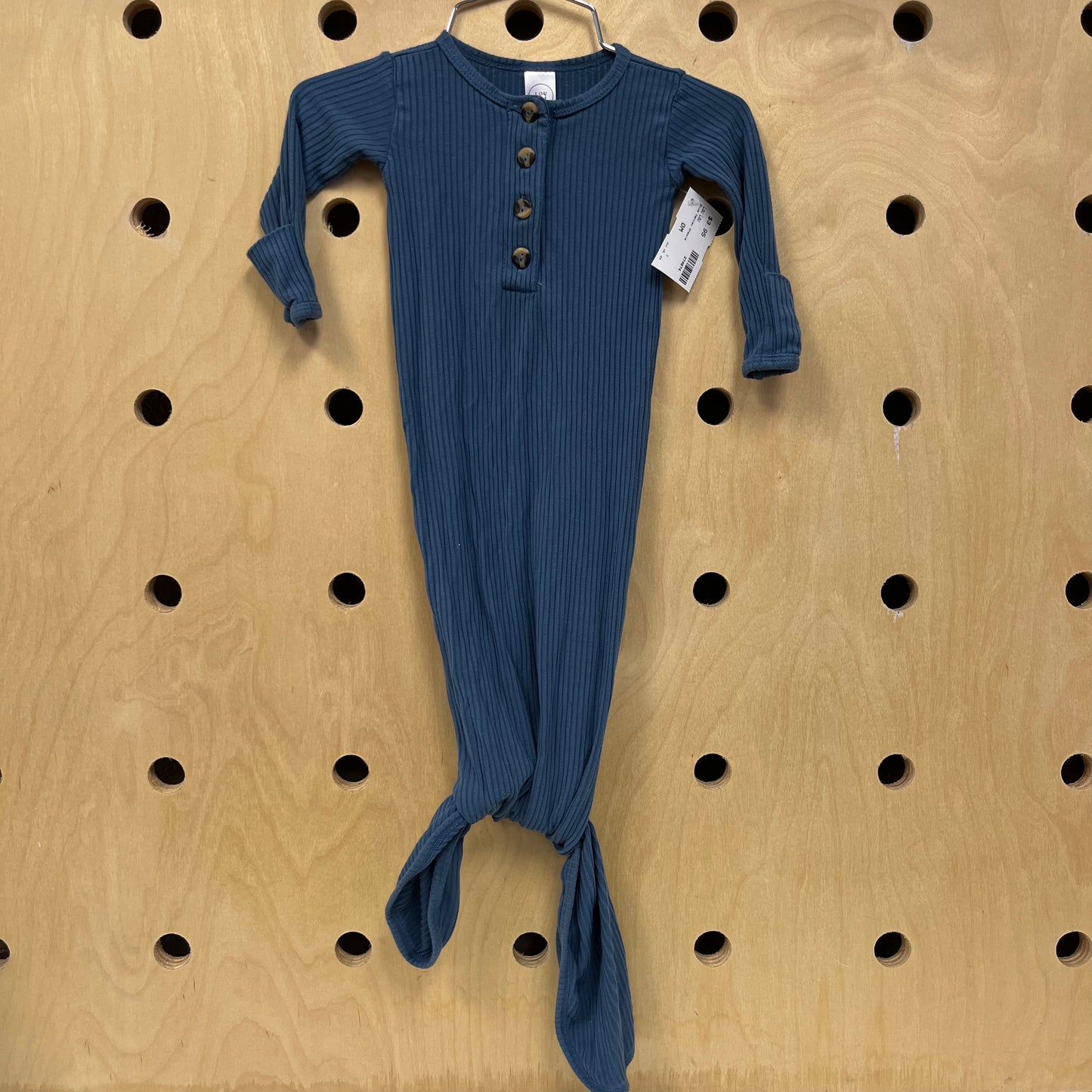 Blue Henley Knotted Gown