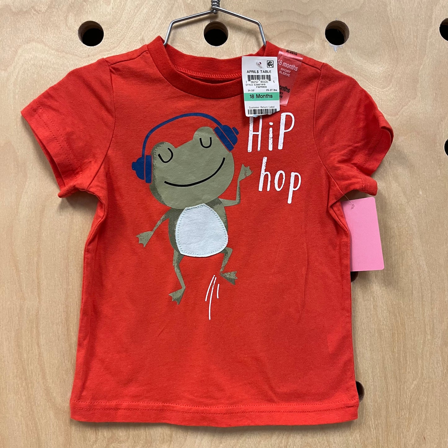 Orange Hip Hop Frog Tee NEW!