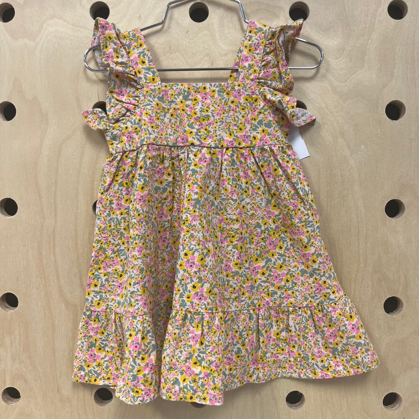 Yellow & Pink Floral Sundress