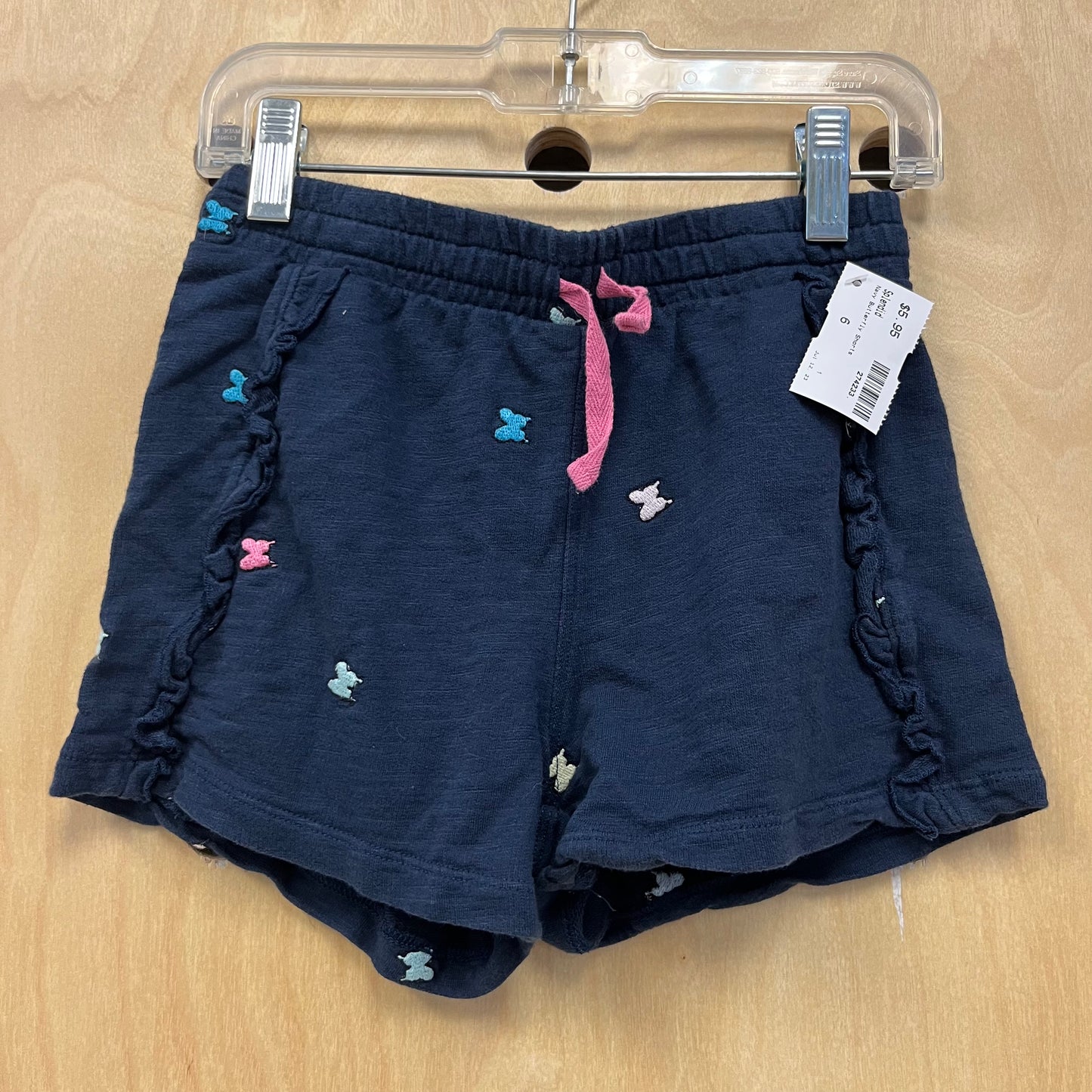 Navy Butterfly Shorts