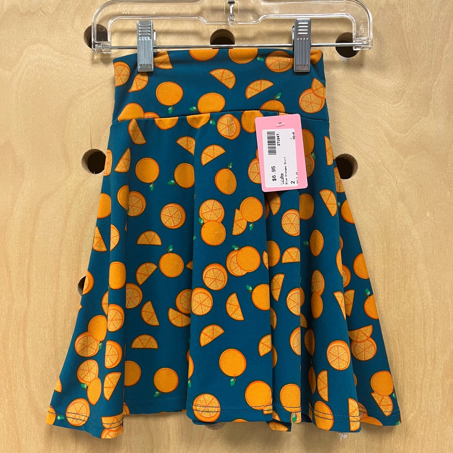 Blue Oranges Skirt