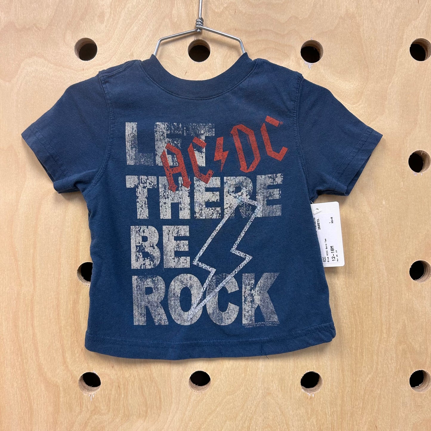 Blue ACDC Band Tee