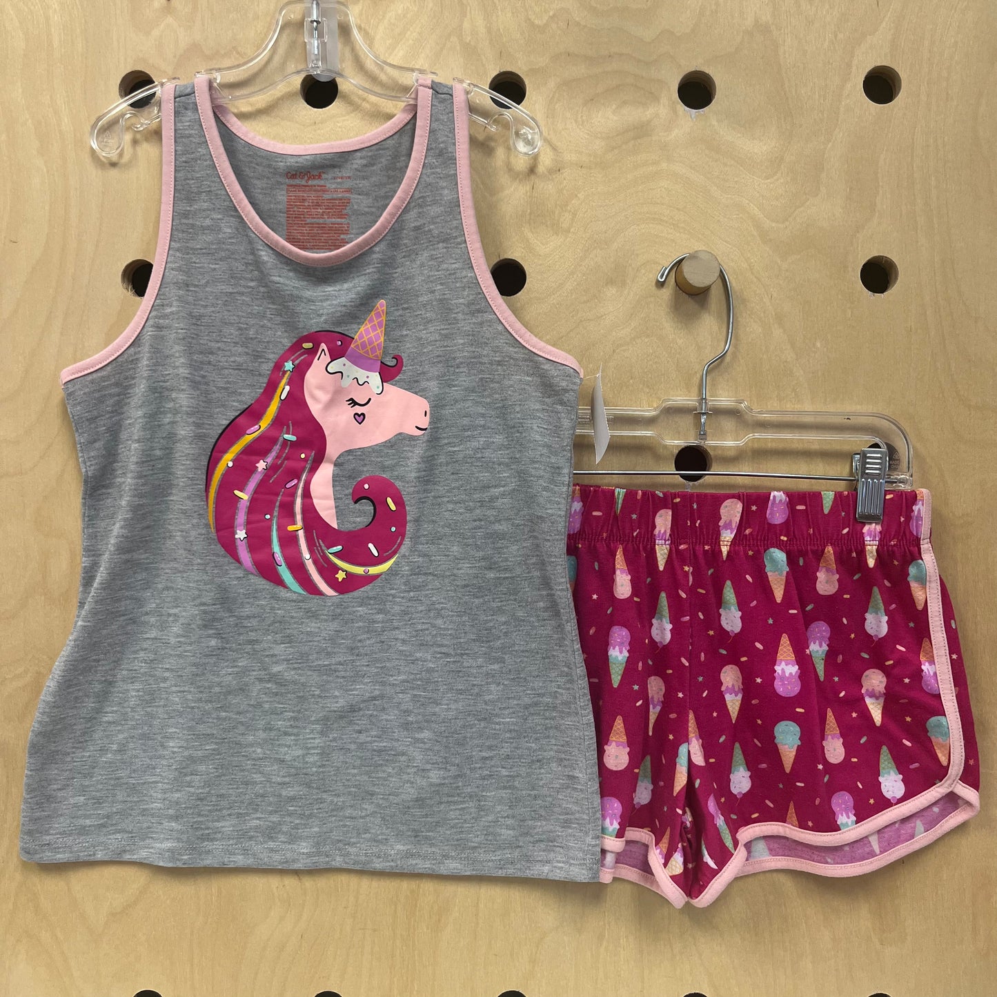 Ice Cream Unicorn Pajama Set