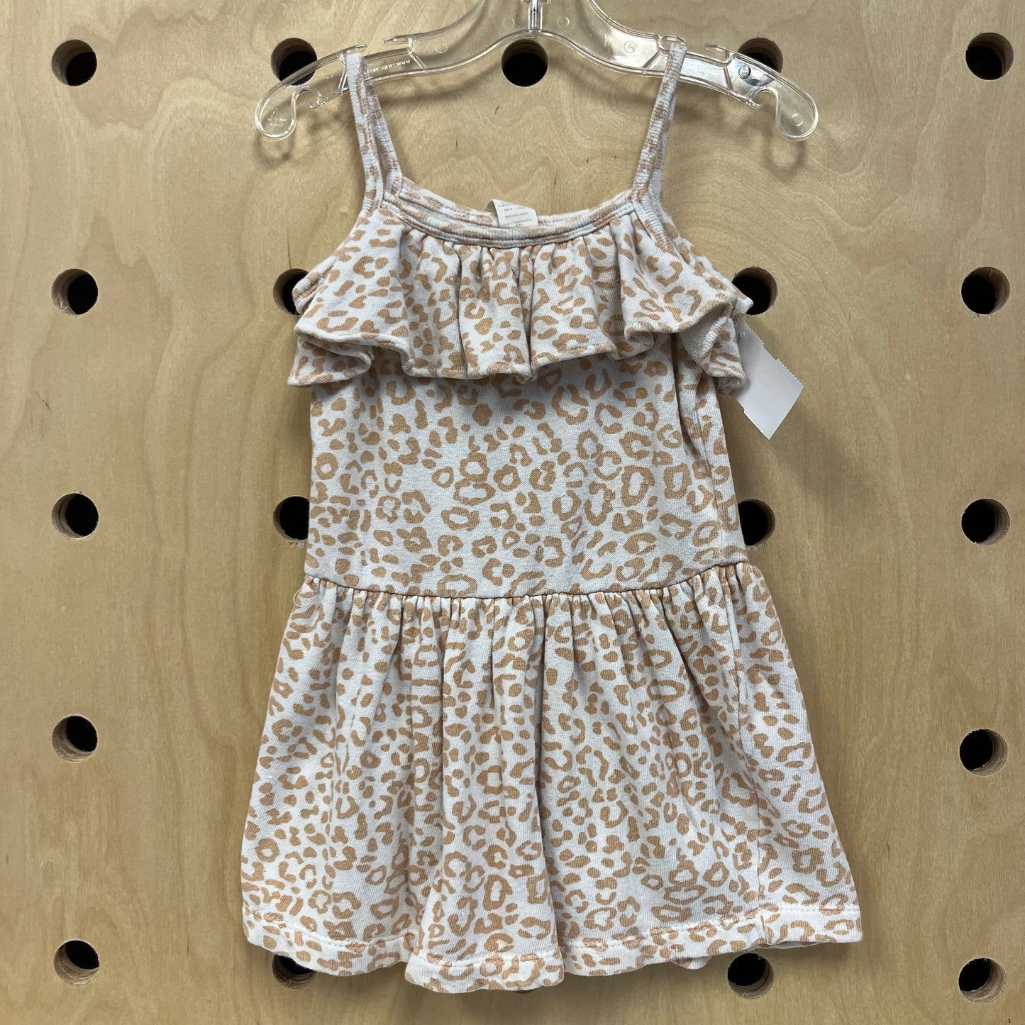 Leopard Print Terry Tank Dress