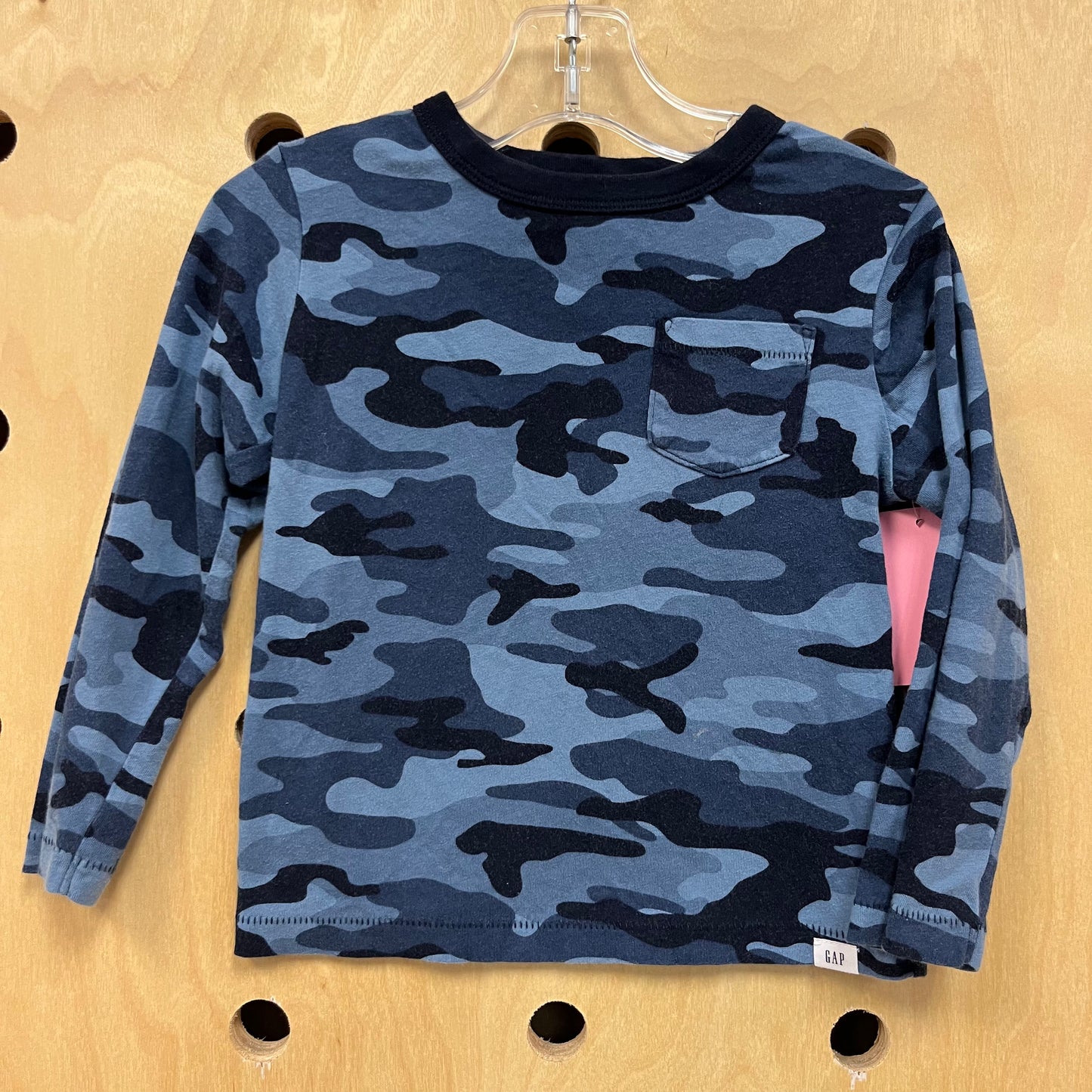 Blue Camo Long Sleeve Tee