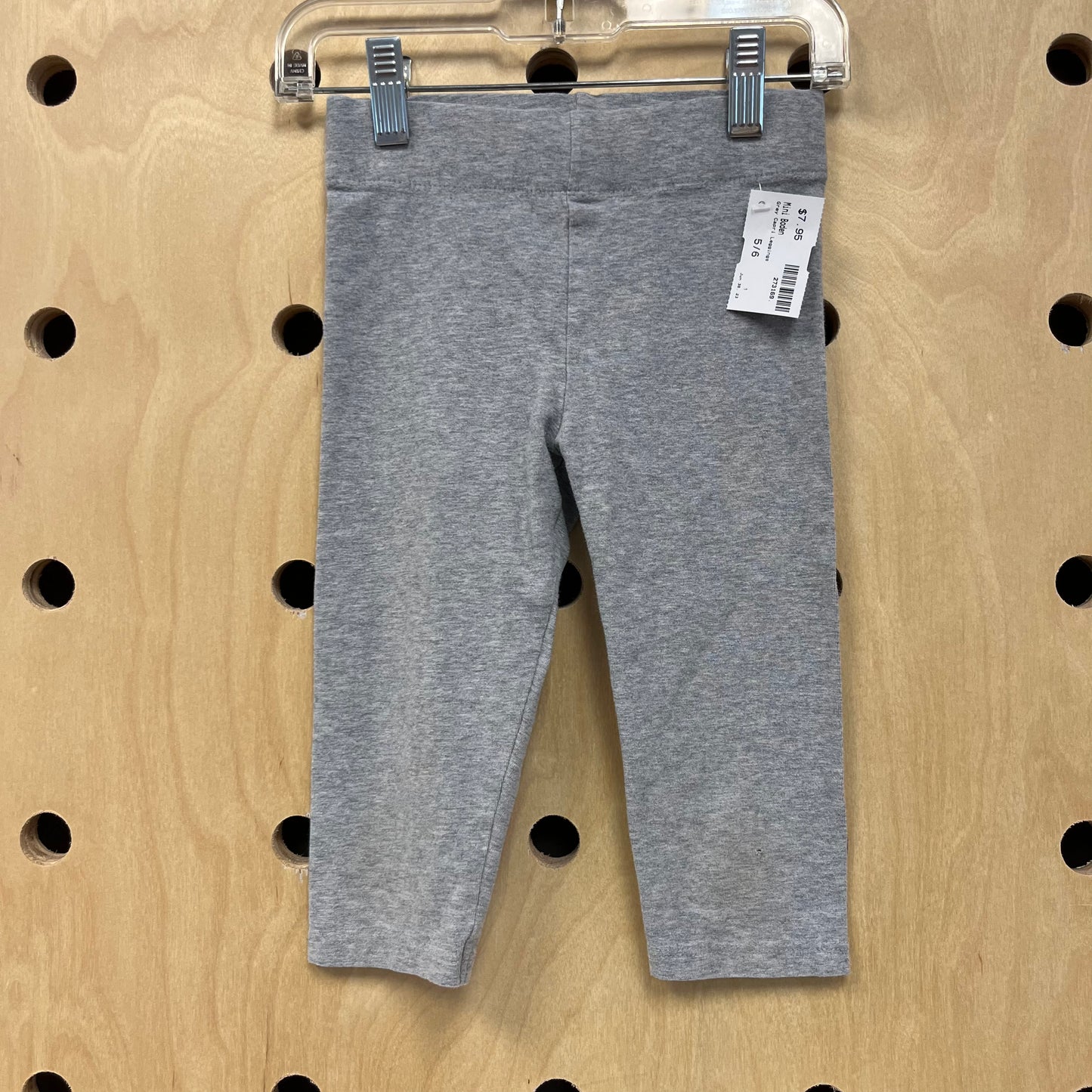 Grey Capri Leggings