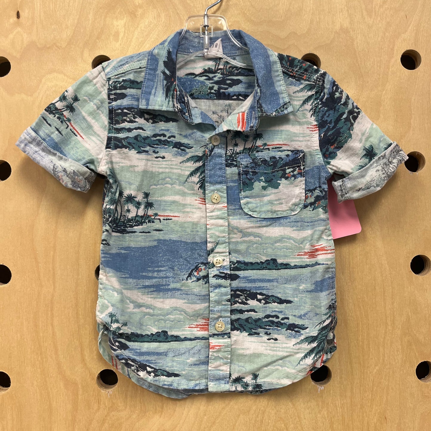 Blue Island Scene Shirt