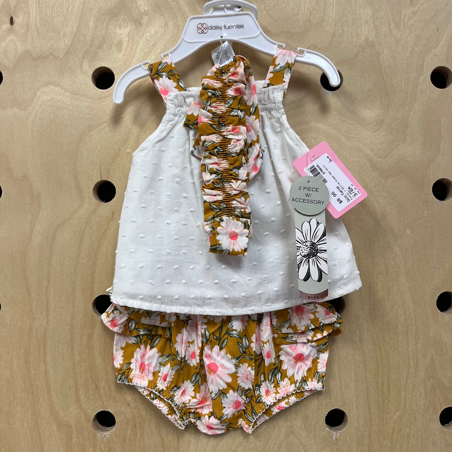 Floral + Dottie Cream 3pc Outfit NEW!