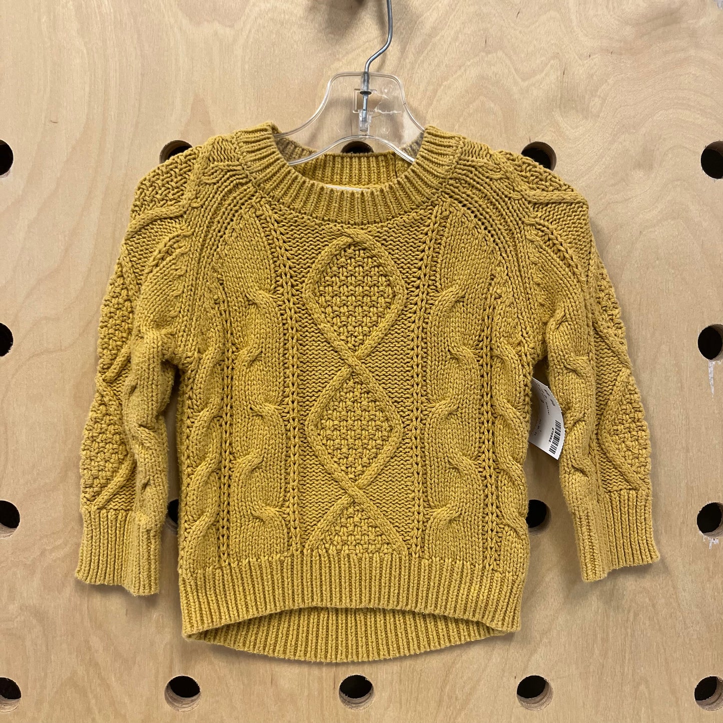 Yellow Knit Sweater