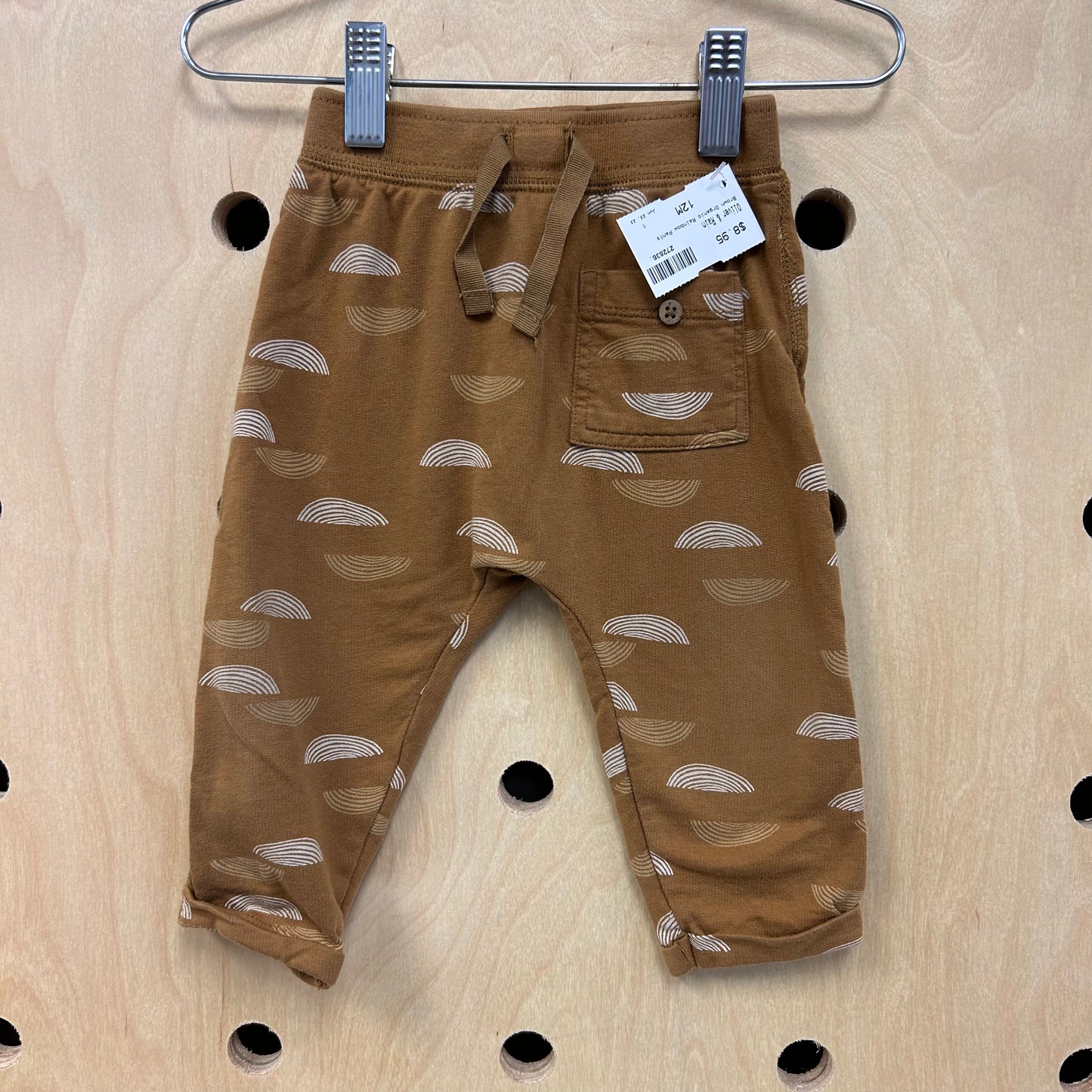 Brown Organic Rainbow Pants
