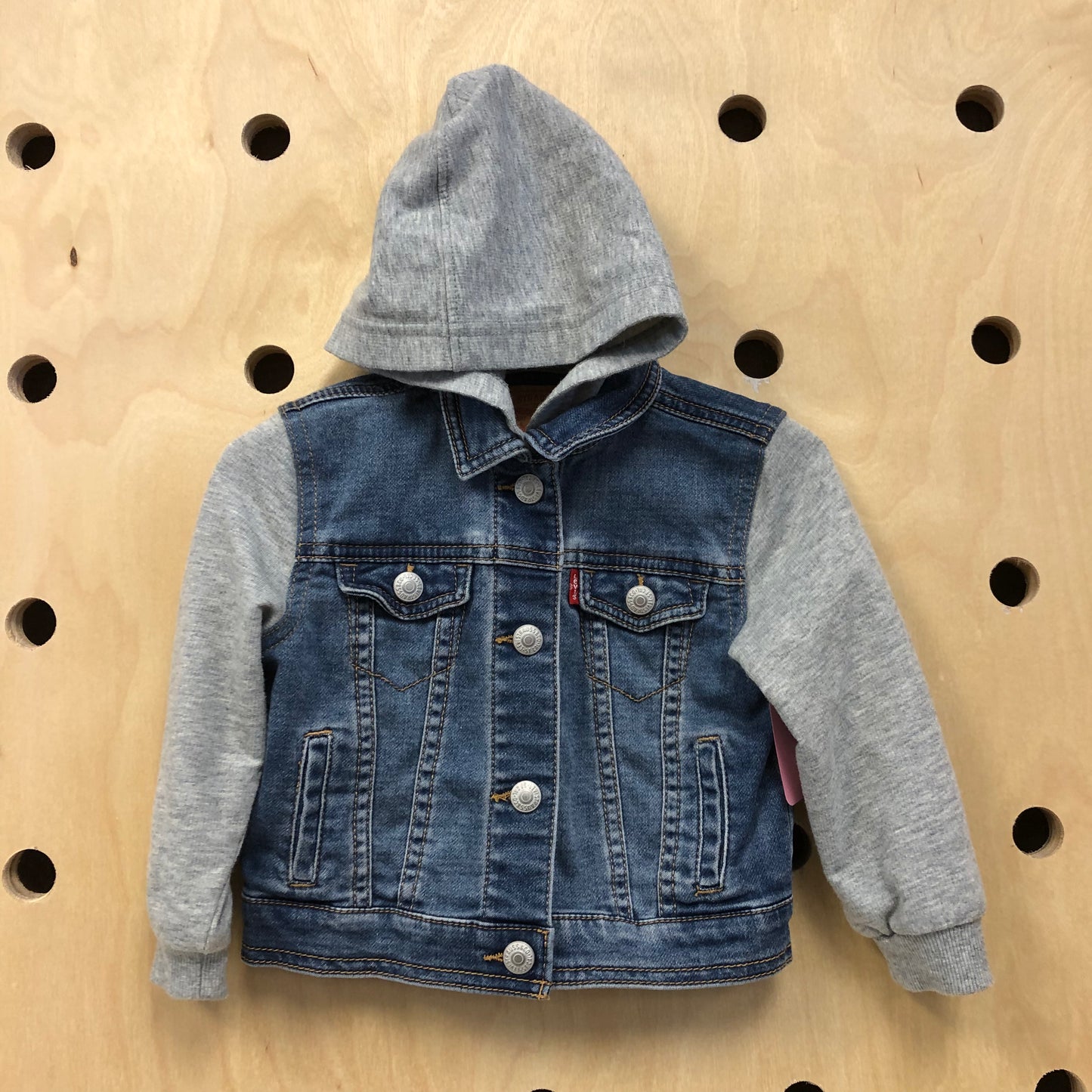 Denim & Gray Levis Jacket