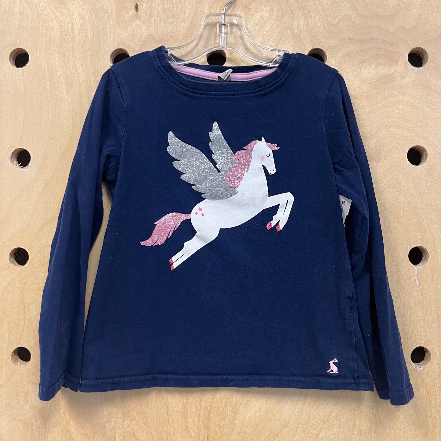 Navy Blue Unicorn LS Tee