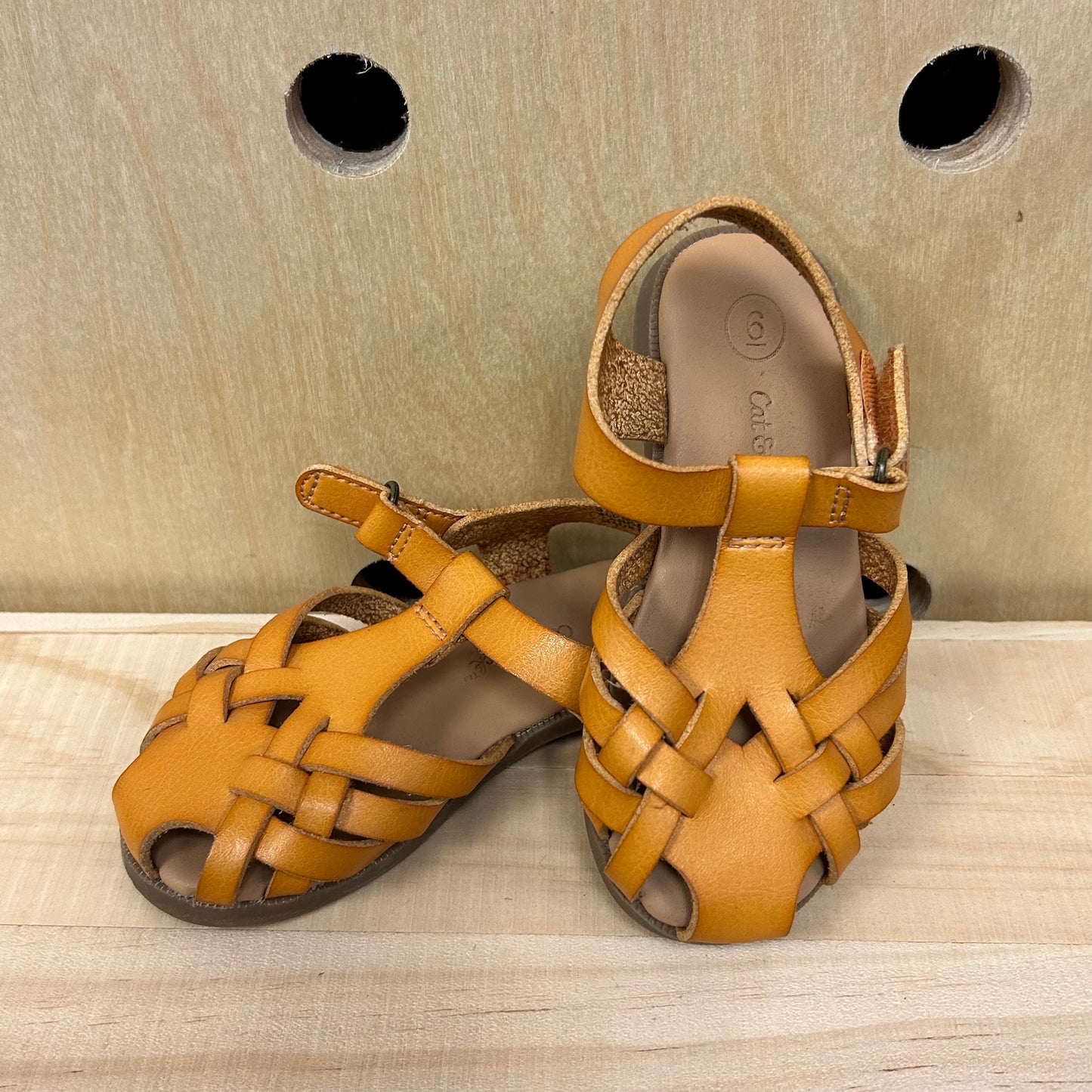 Tan Weave Sandals