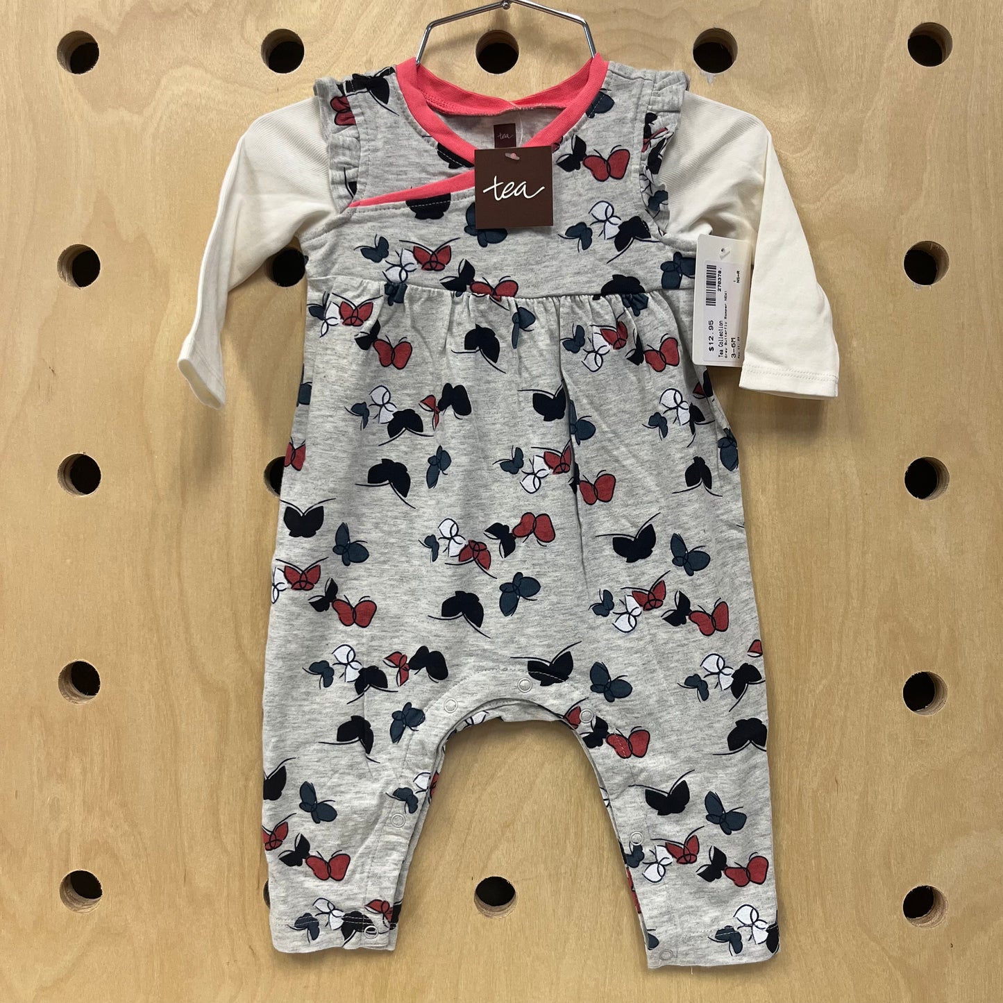 Grey Butterfly Romper NEW!