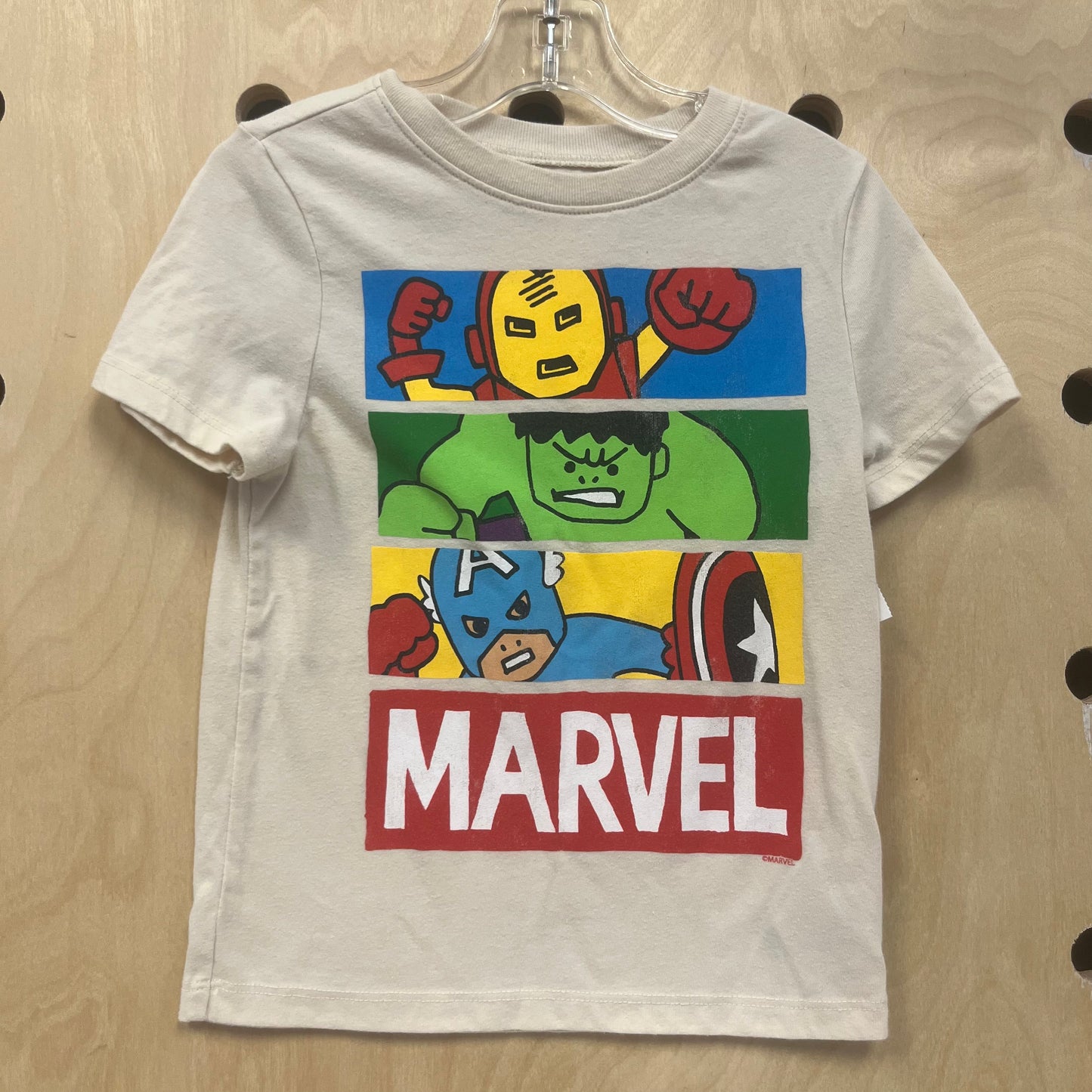 Tan Marvel Tee