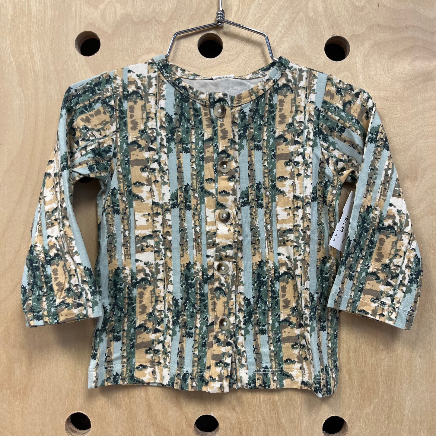Forest Long Sleeve Button Front Shirt