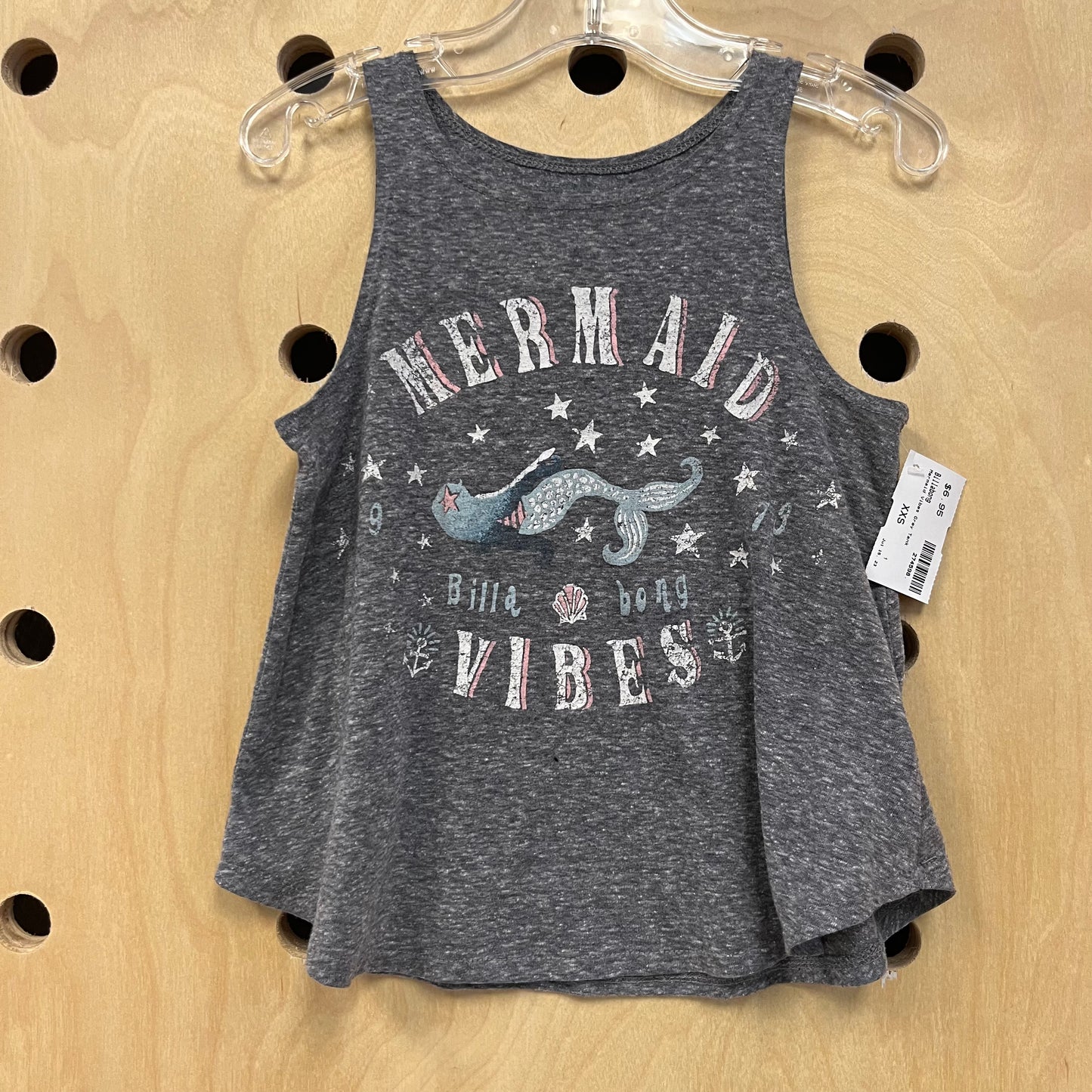 Mermaid Vibes Grey Tank