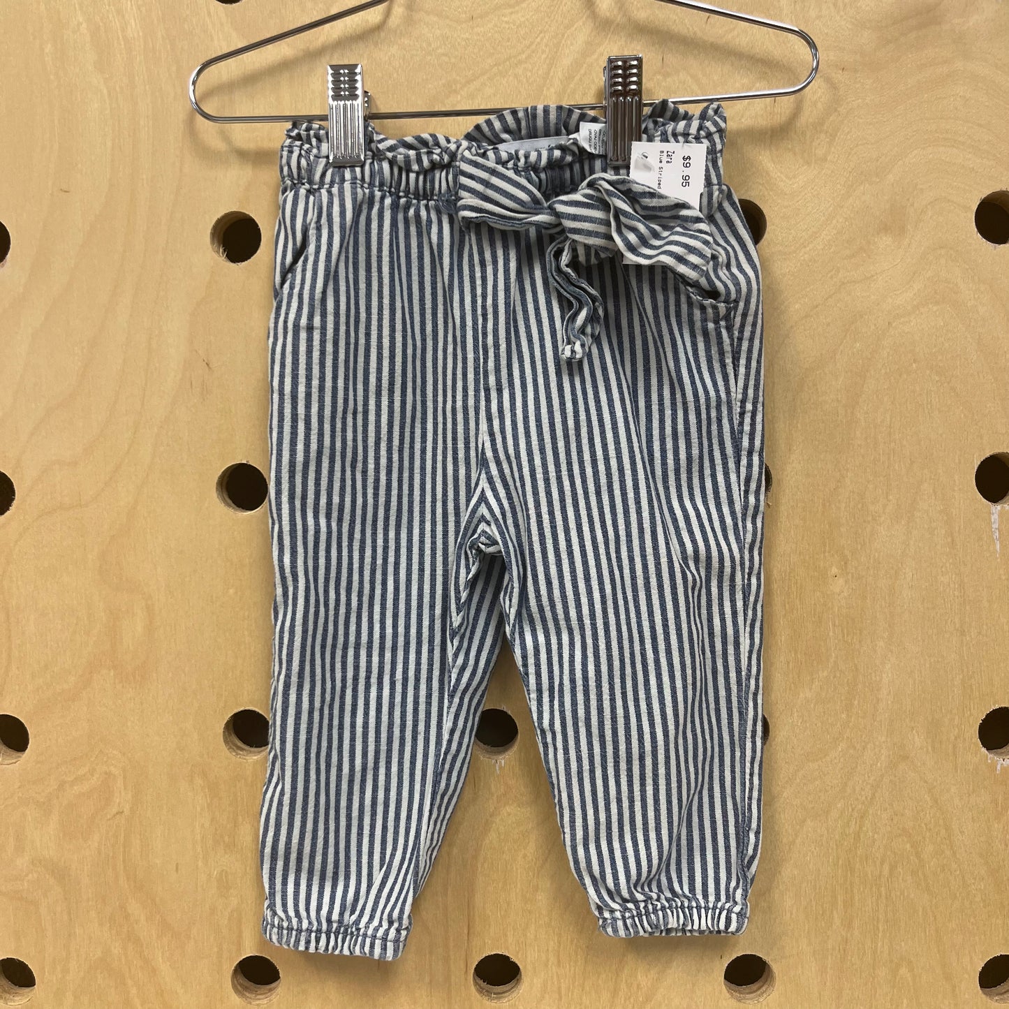 Blue Striped Pants