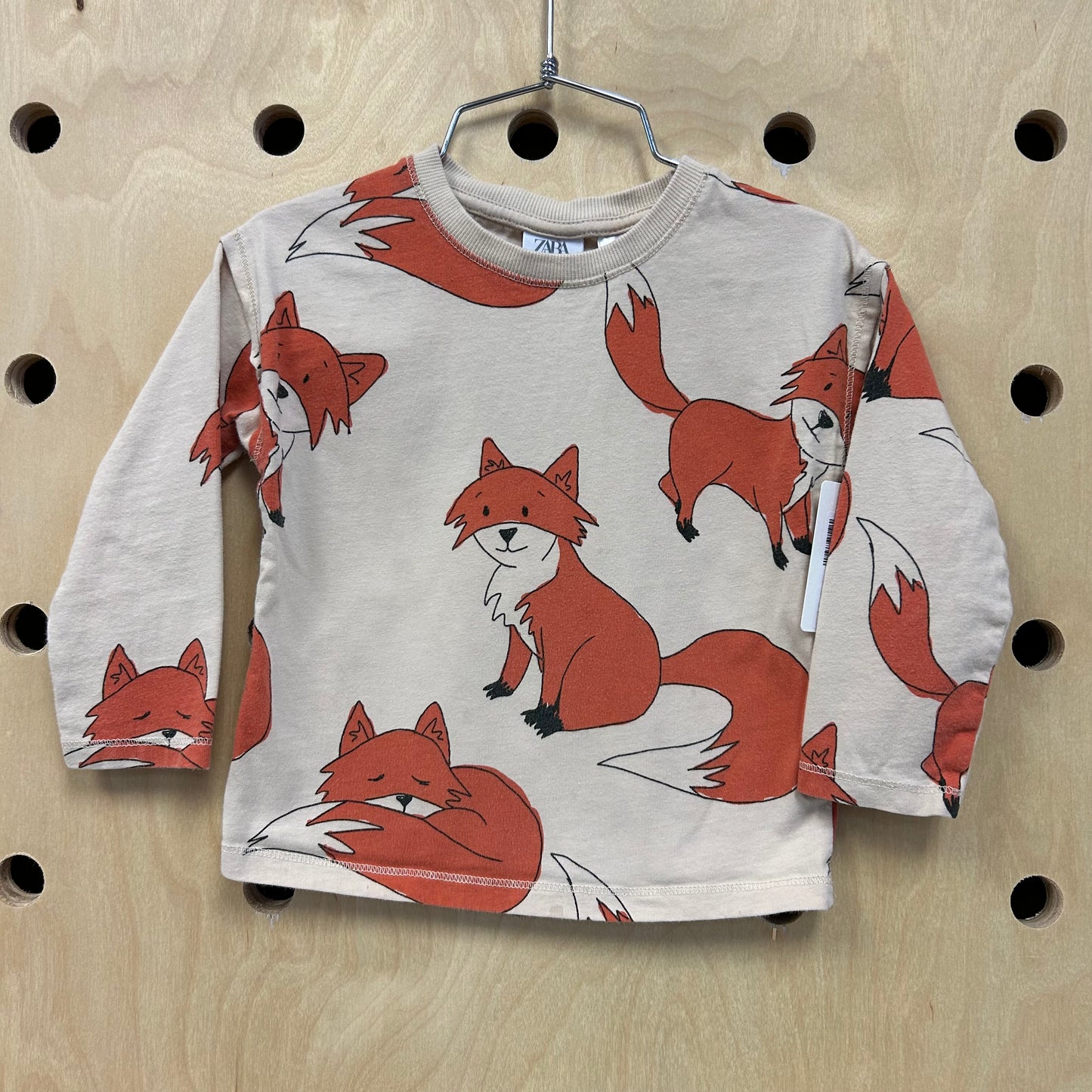 Cream Fox Long Sleeve