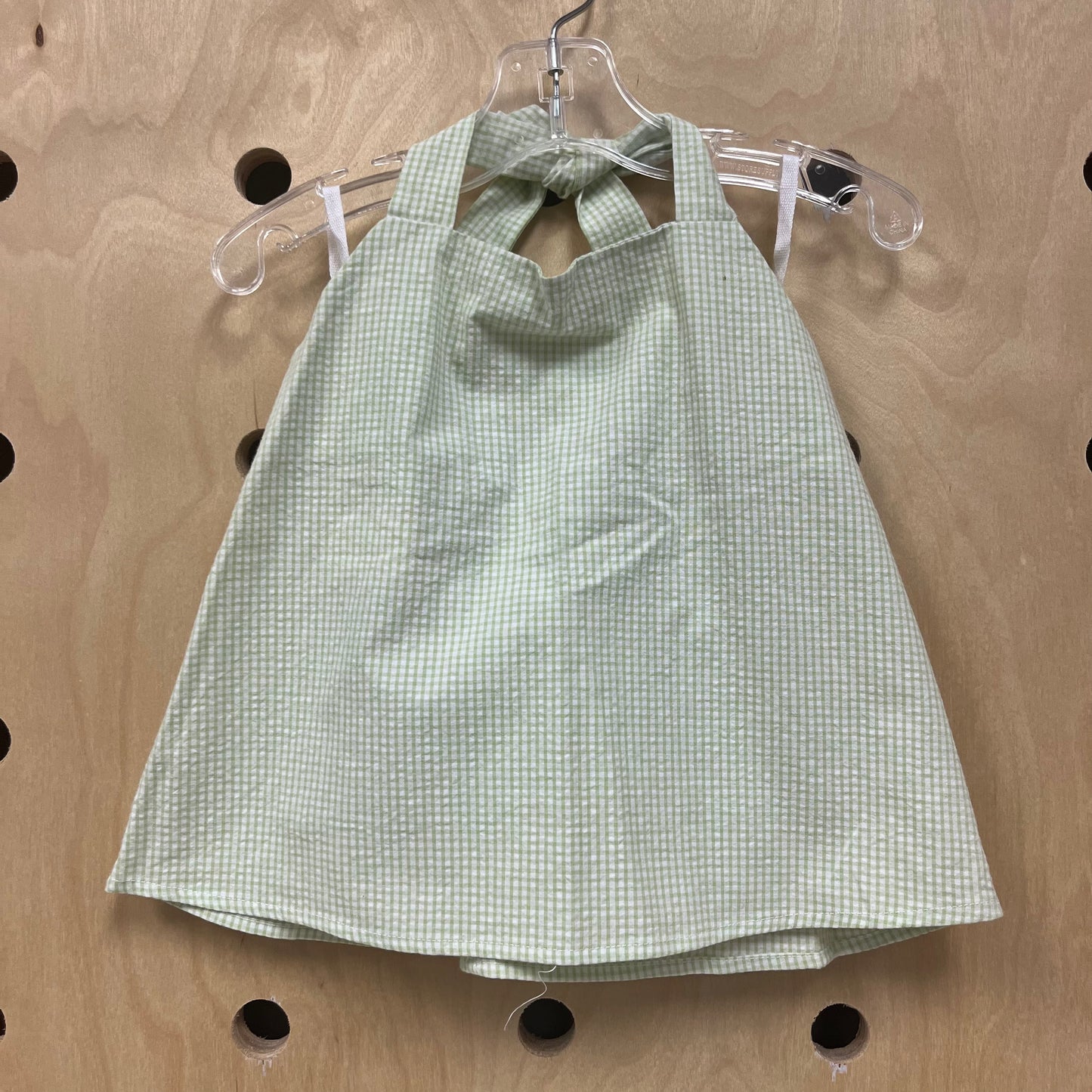 Green Gingham Halter NEW!