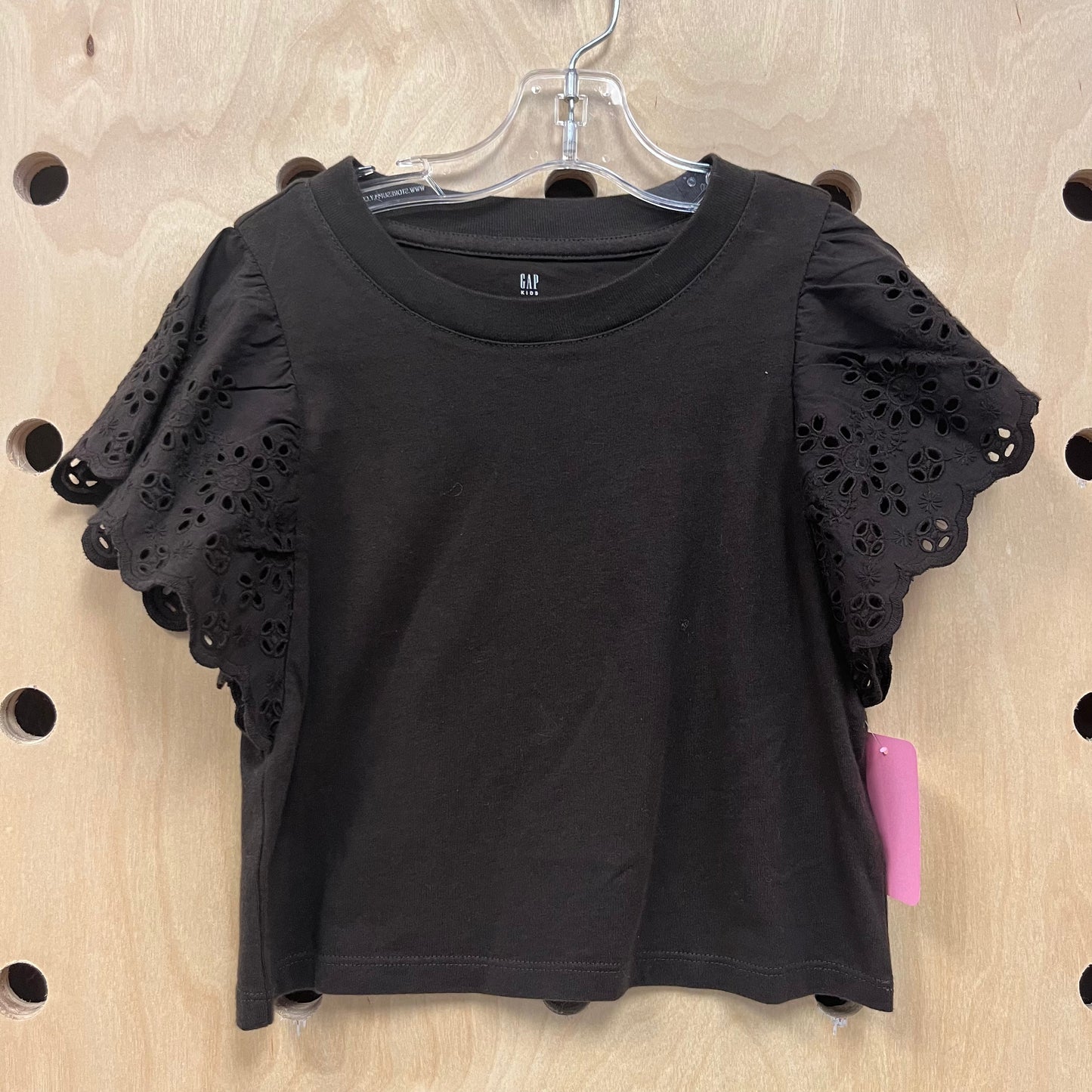 Brown Eyelet Top NEW!