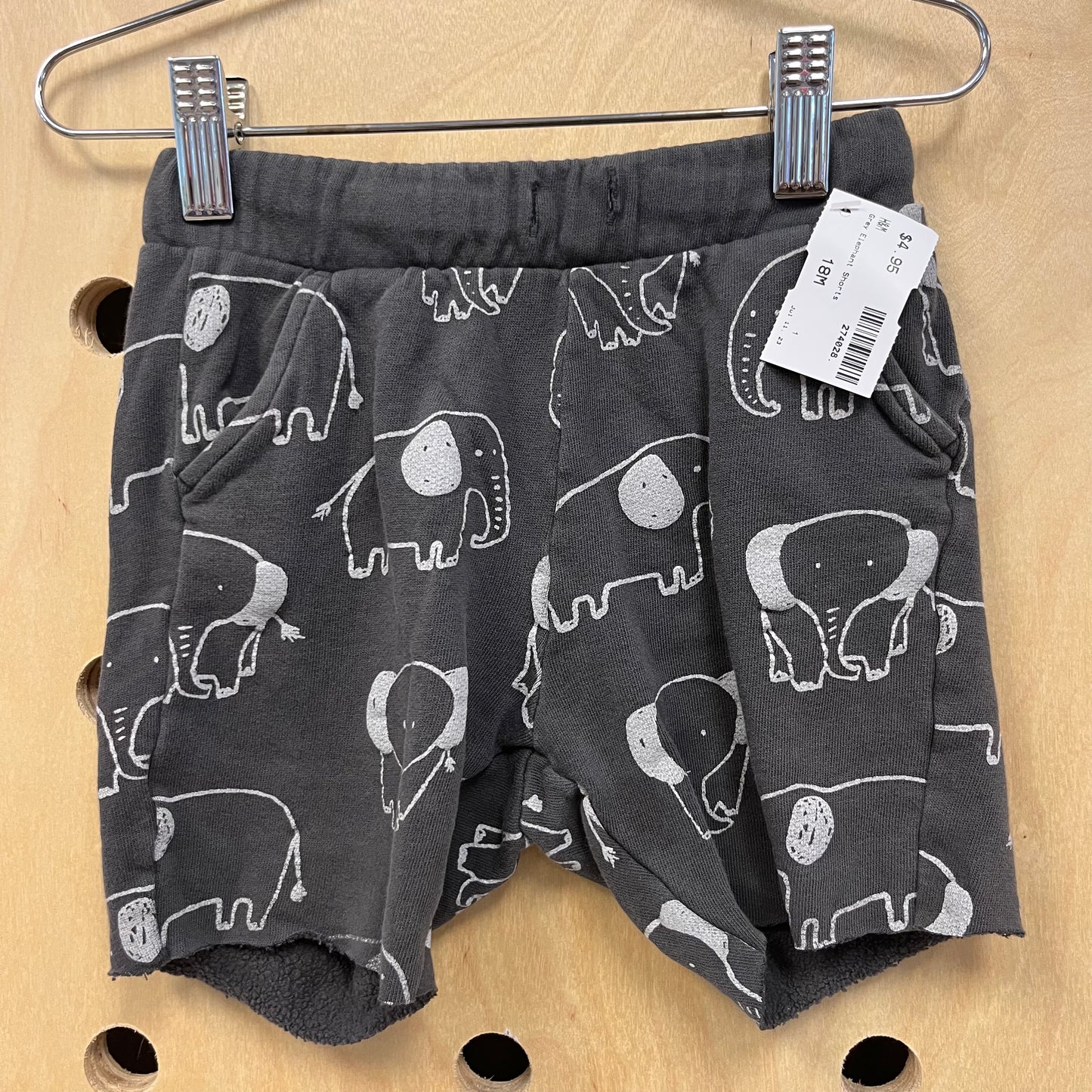 Grey Elephant Shorts