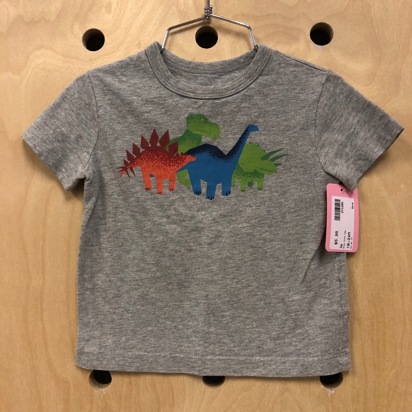 Grey Dino Tee